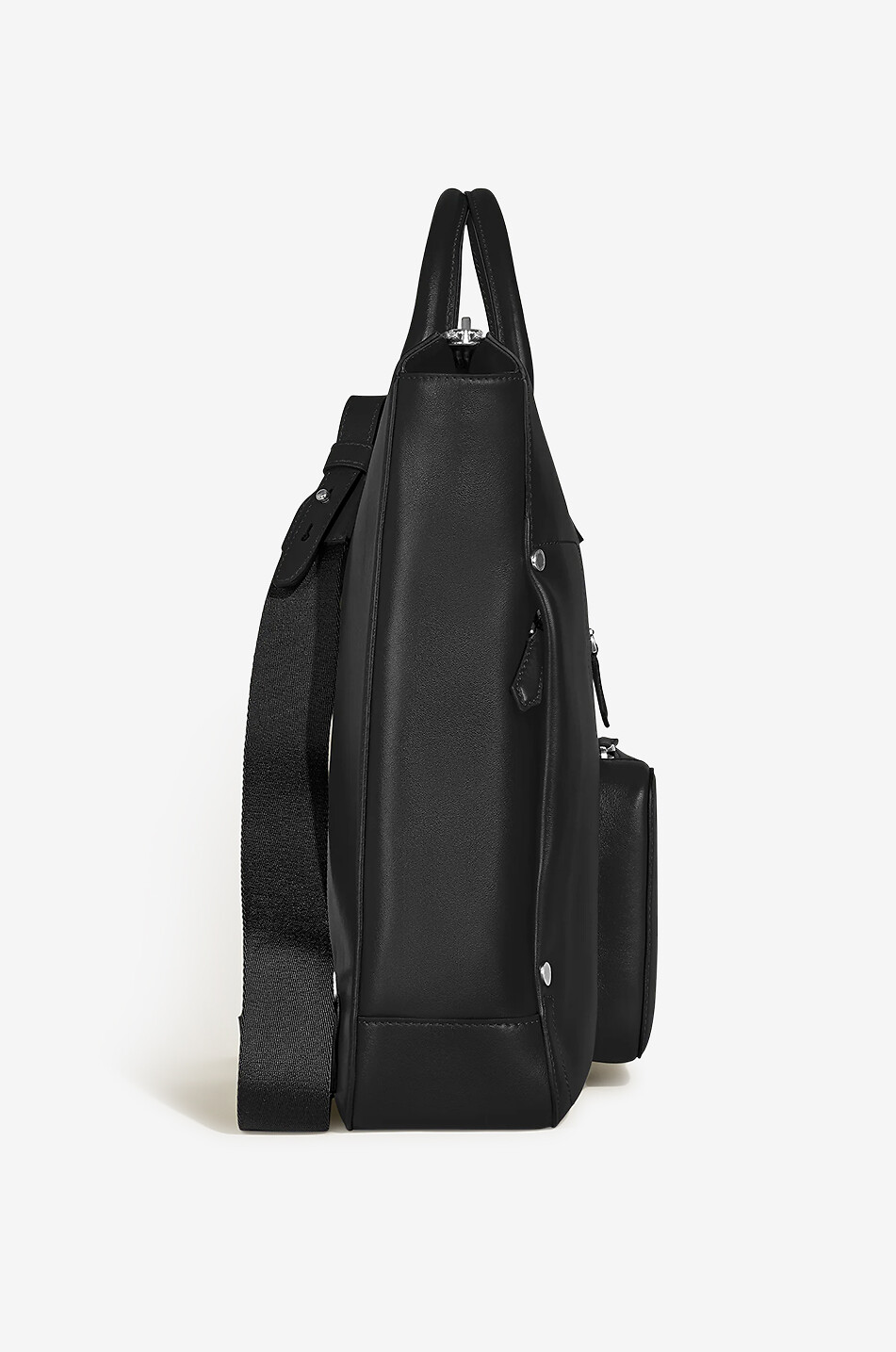 MONTBLANC Porte-document en cuir 24/7 Soft Black Homme NOIR 2