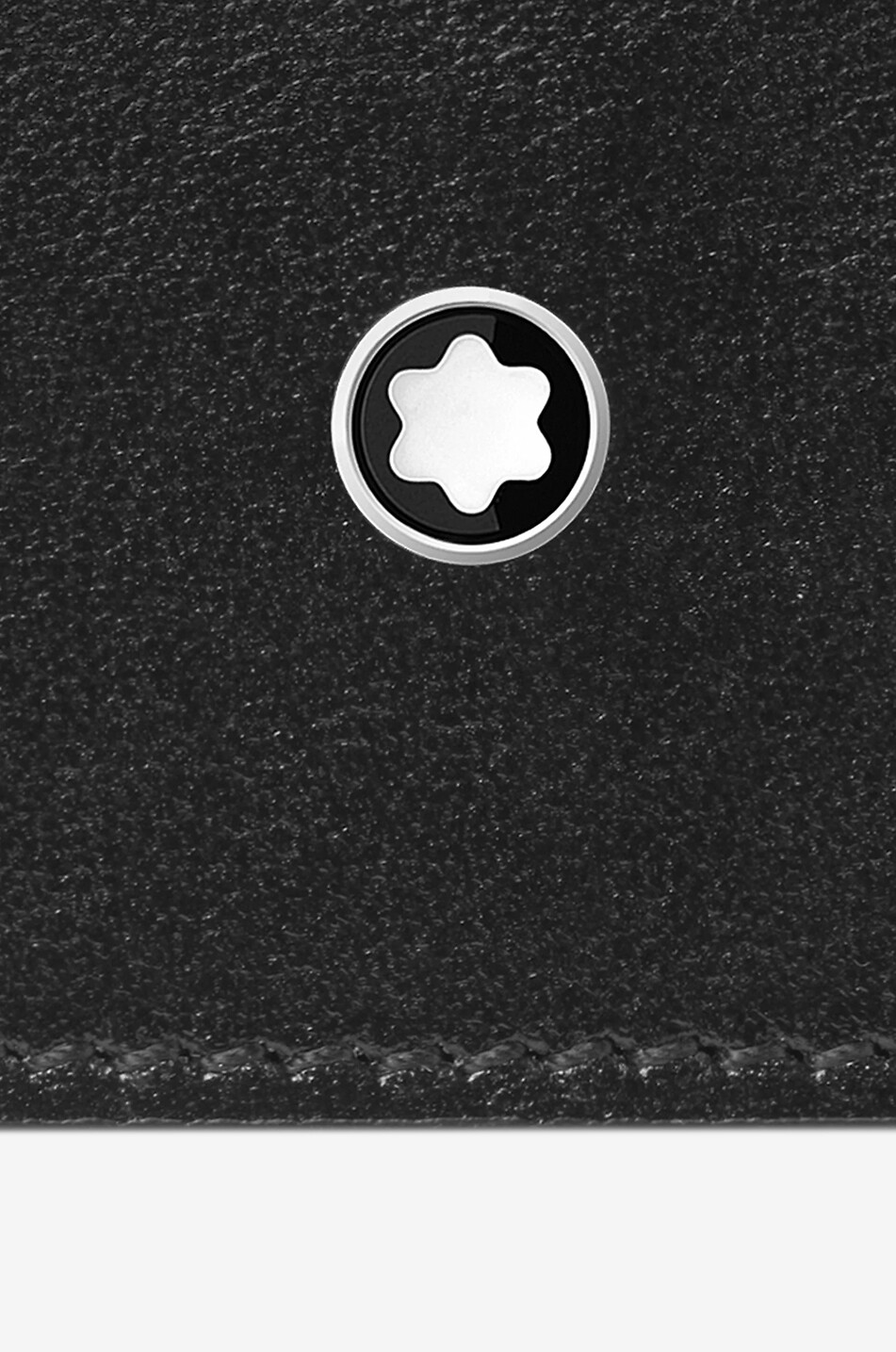 MONTBLANC Meisterstück 6cc leather wallet with money clip Men BLACK 4
