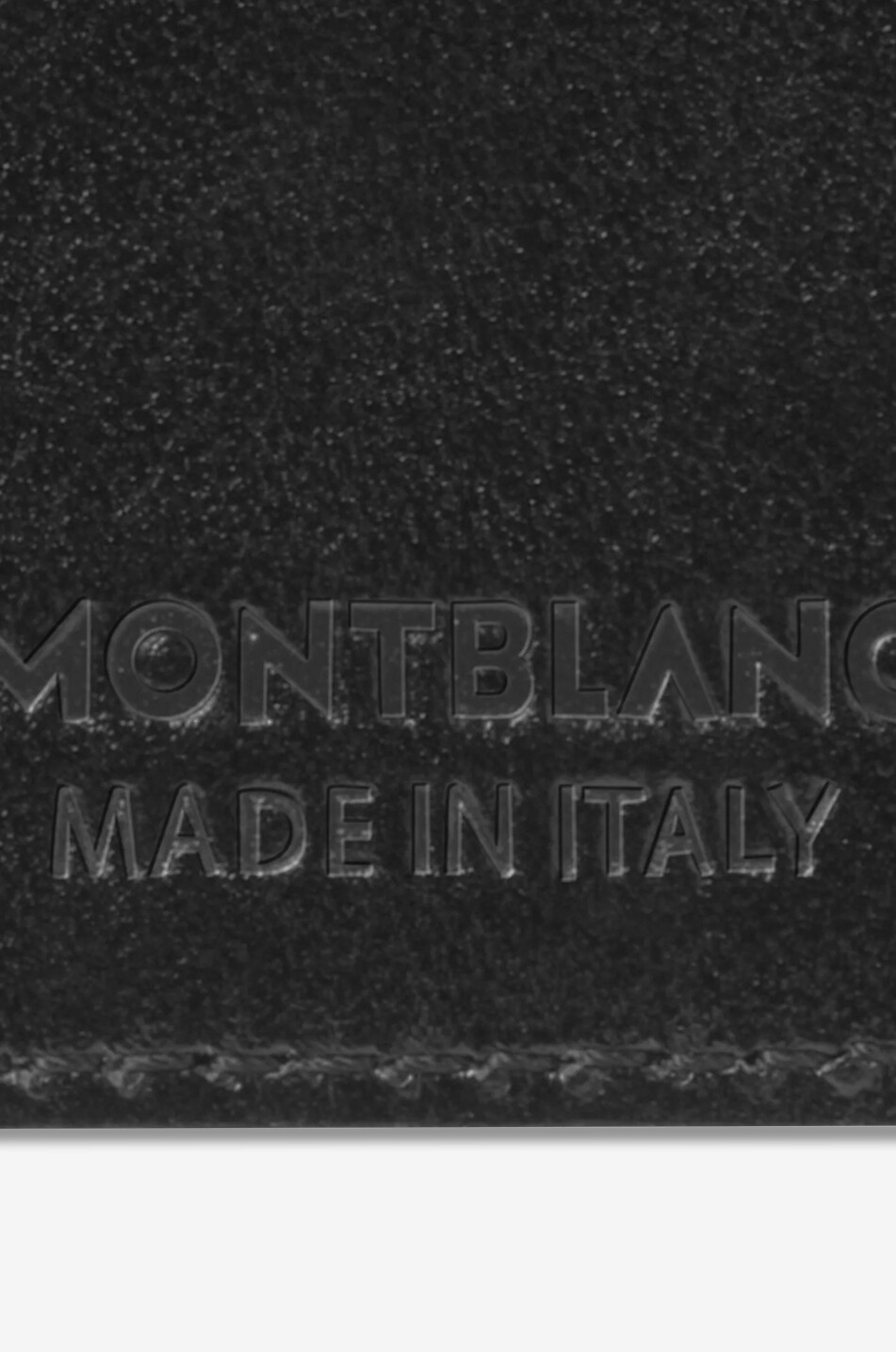 MONTBLANC Meisterstück 6cc leather wallet with money clip Men BLACK 5