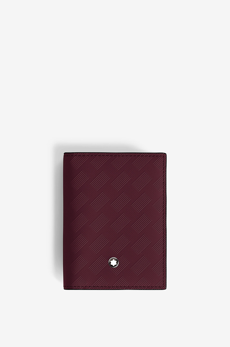MONTBLANC Visitenkartenetui aus texturiertem Leder Montblanc Extreme 3.0 4cc Cassis Herren DUNKELROT 1