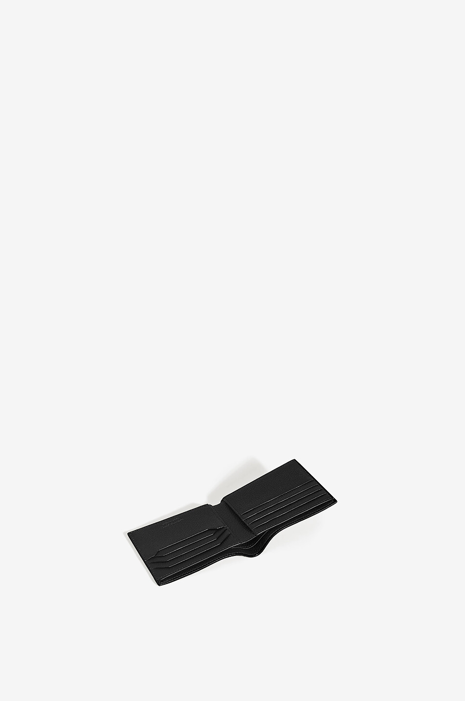 MONTBLANC Soft Grain 8cc Black leather wallet Men BLACK 4
