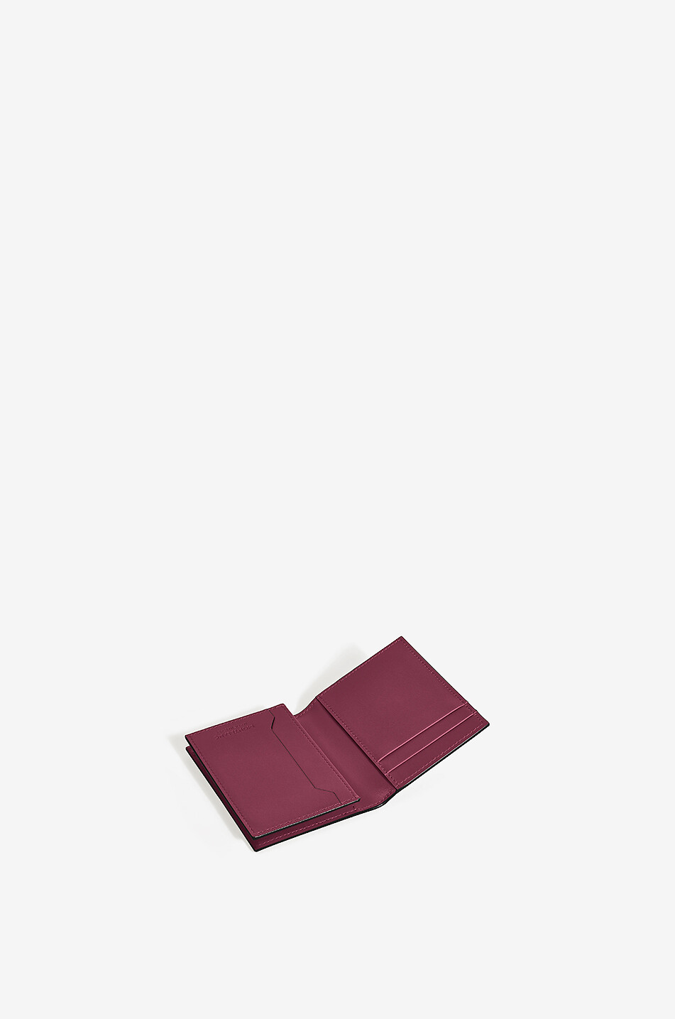 MONTBLANC Visitenkartenetui aus Glattleder Meisterstück 4cc Cassis Herren DUNKELROT 4