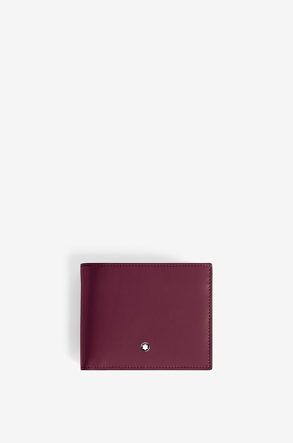 MONTBLANC Brieftasche aus Glattleder Meisterstück 6cc Cassis Herren DUNKELROT 1