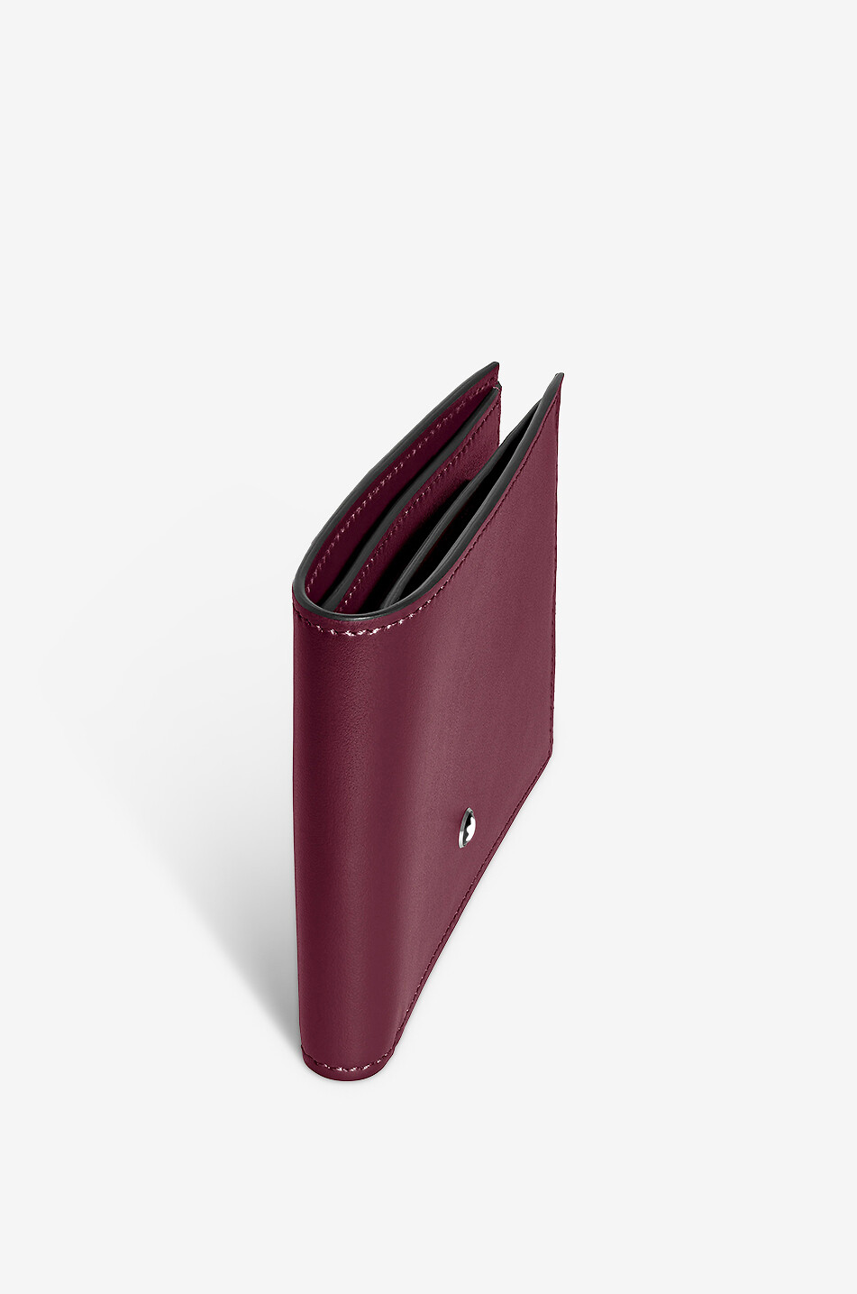MONTBLANC Brieftasche aus Glattleder Meisterstück 6cc Cassis Herren DUNKELROT 2