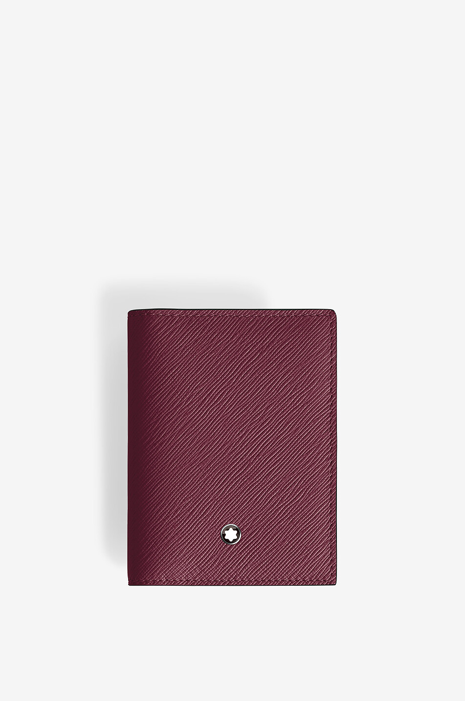 MONTBLANC Sartorial 4cc Cassis saffiano leather business card holder Men DARK RED 1