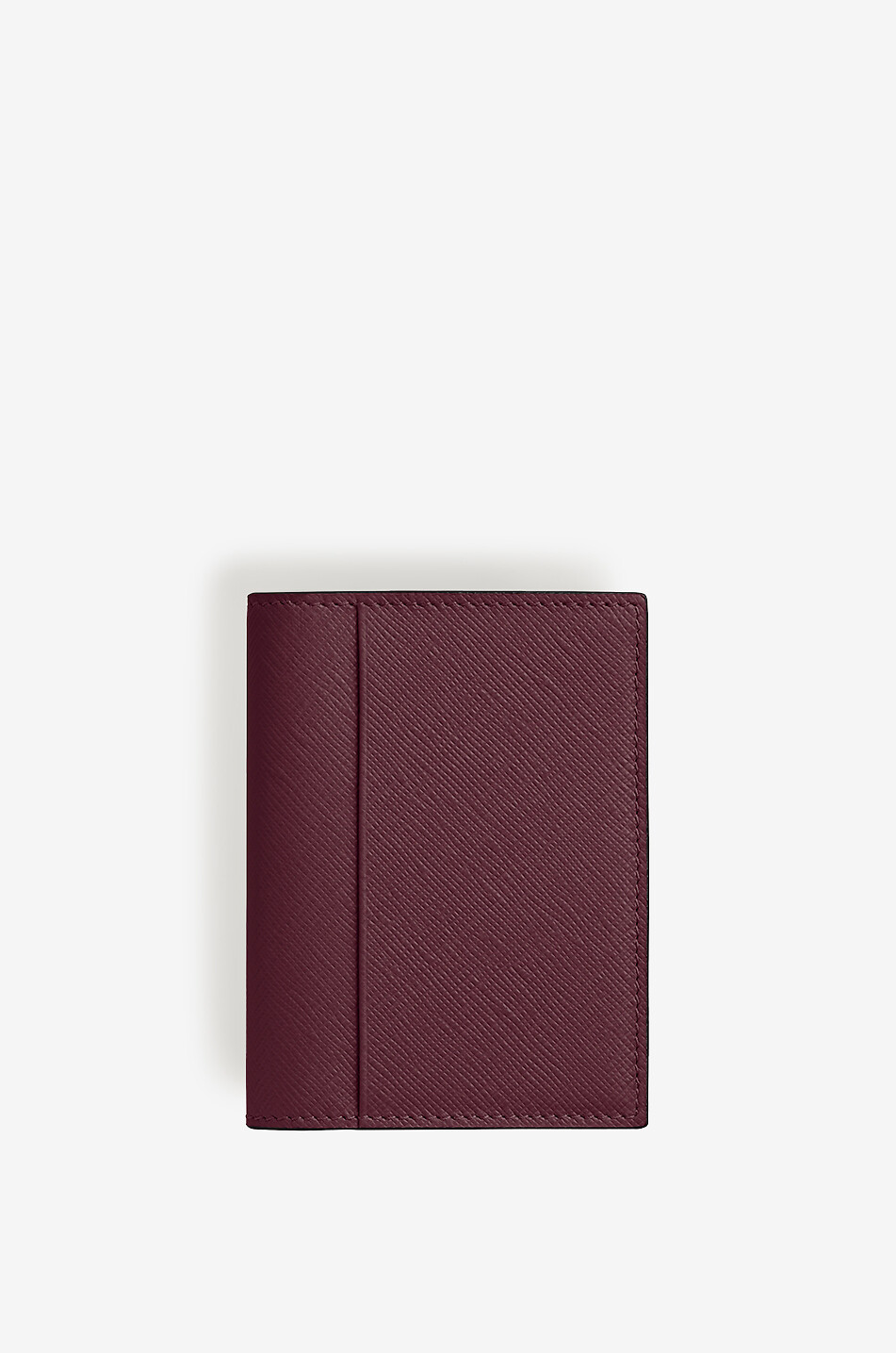 MONTBLANC Sartorial 4cc Cassis saffiano leather business card holder Men DARK RED 3
