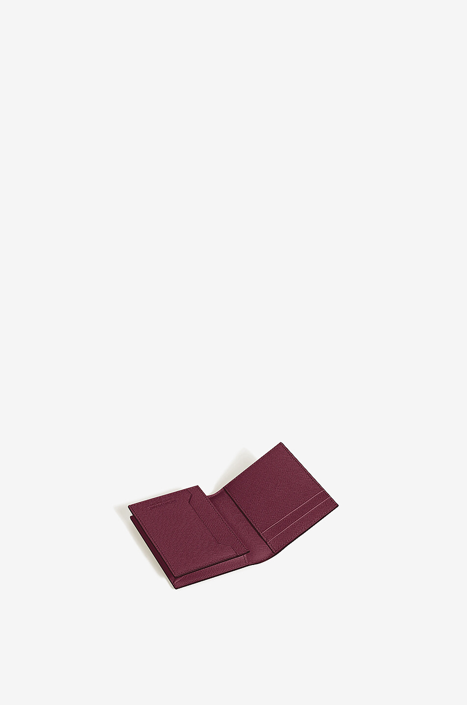 MONTBLANC Sartorial 4cc Cassis saffiano leather business card holder Men DARK RED 5