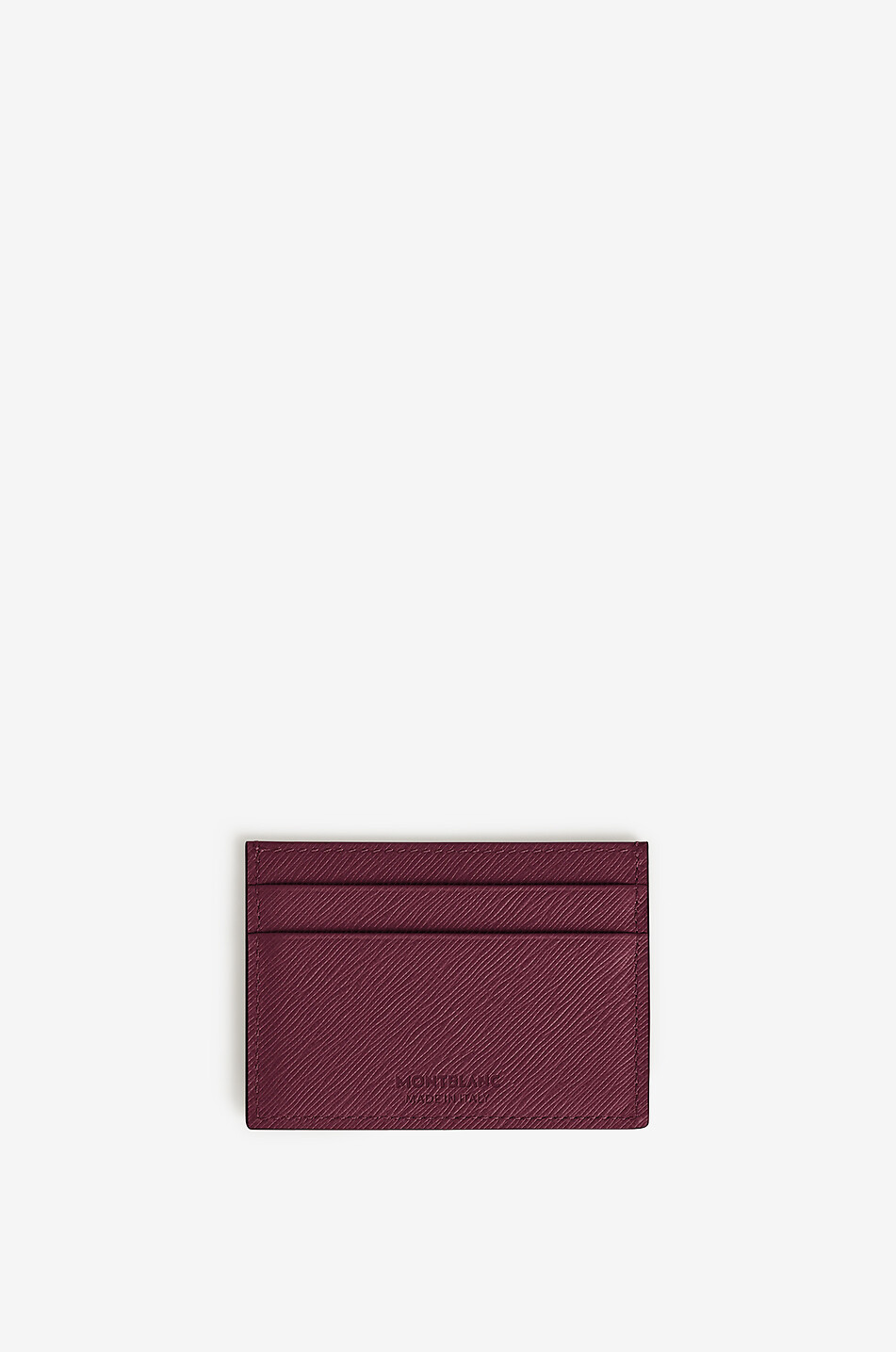 MONTBLANC Kleines Kartenetui aus Saffianoleder Sartorial 5cc Cassis Herren DUNKELROT 2