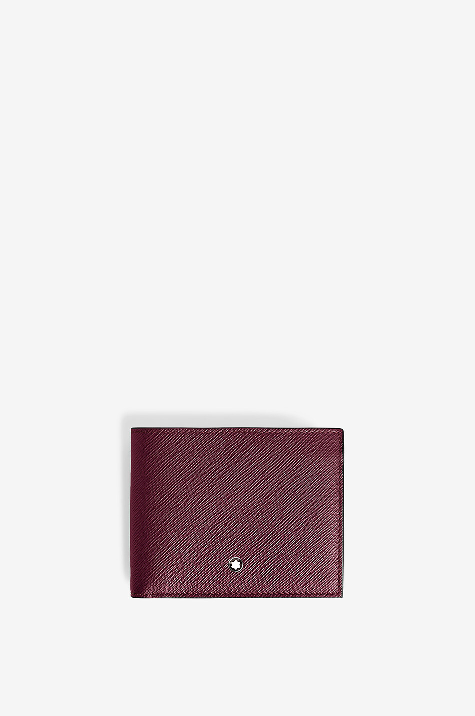MONTBLANC Brieftasche aus Saffianoleder Sartorial 6cc Cassis Herren DUNKELROT 1