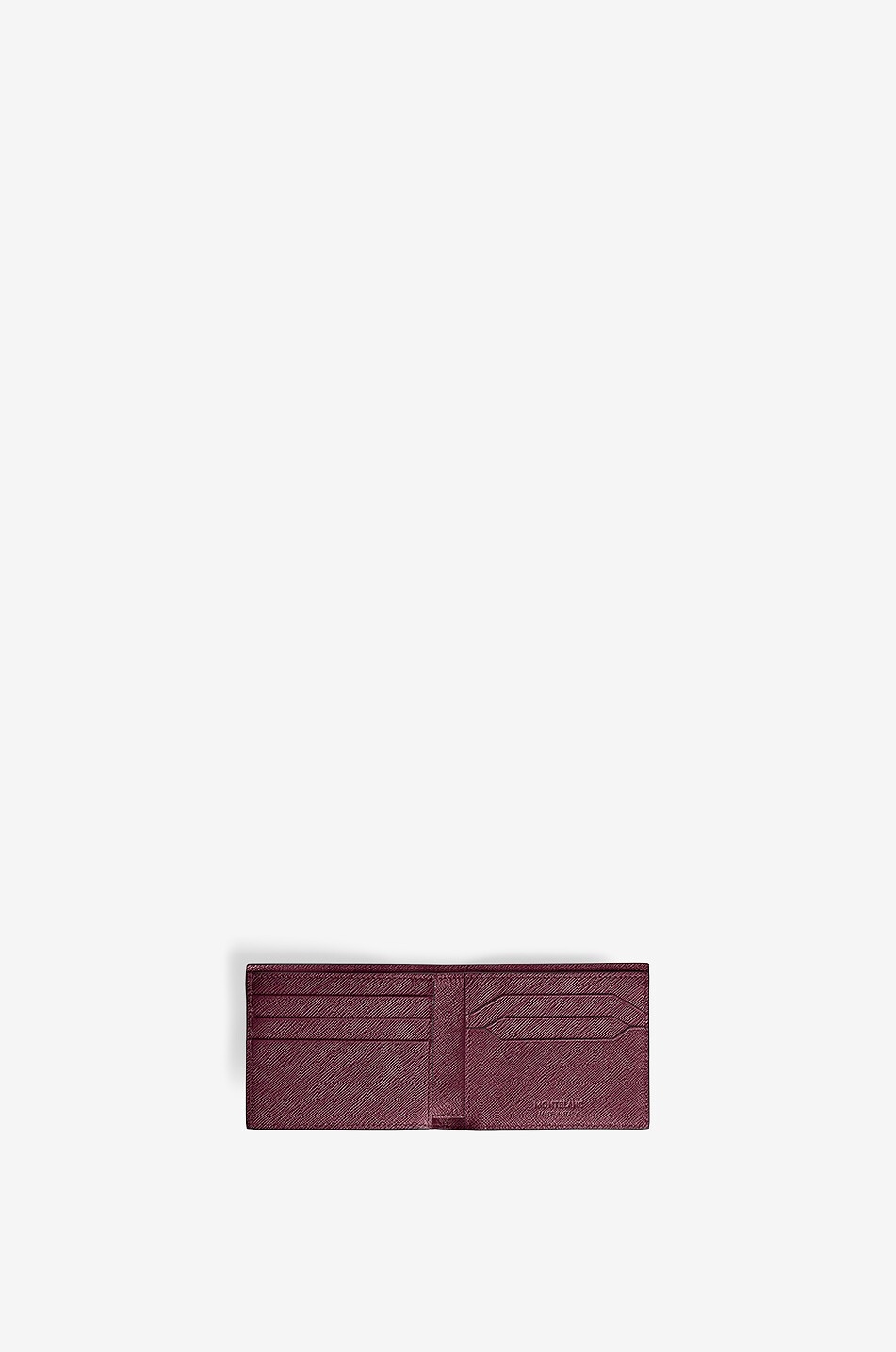 MONTBLANC Brieftasche aus Saffianoleder Sartorial 6cc Cassis Herren DUNKELROT 2