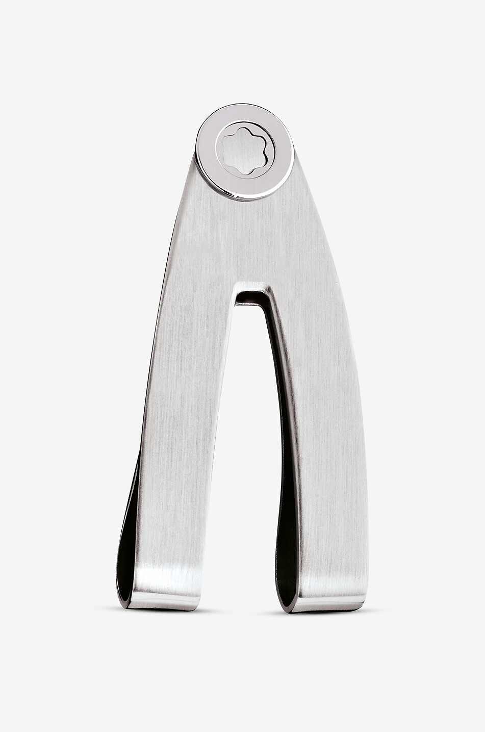 MONTBLANC Pince à billets en acier brossé Montblanc Homme ACIER 1