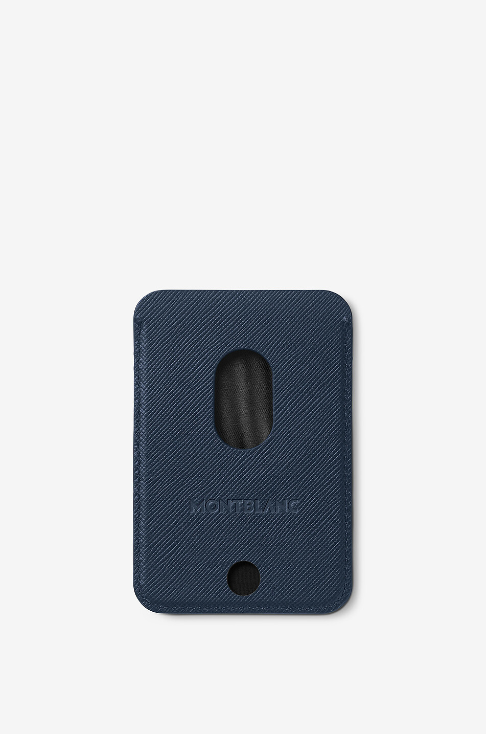 MONTBLANC Porte-cartes en cuir saffiano pour iPhone Sartorial 2CC Homme BLEU 2