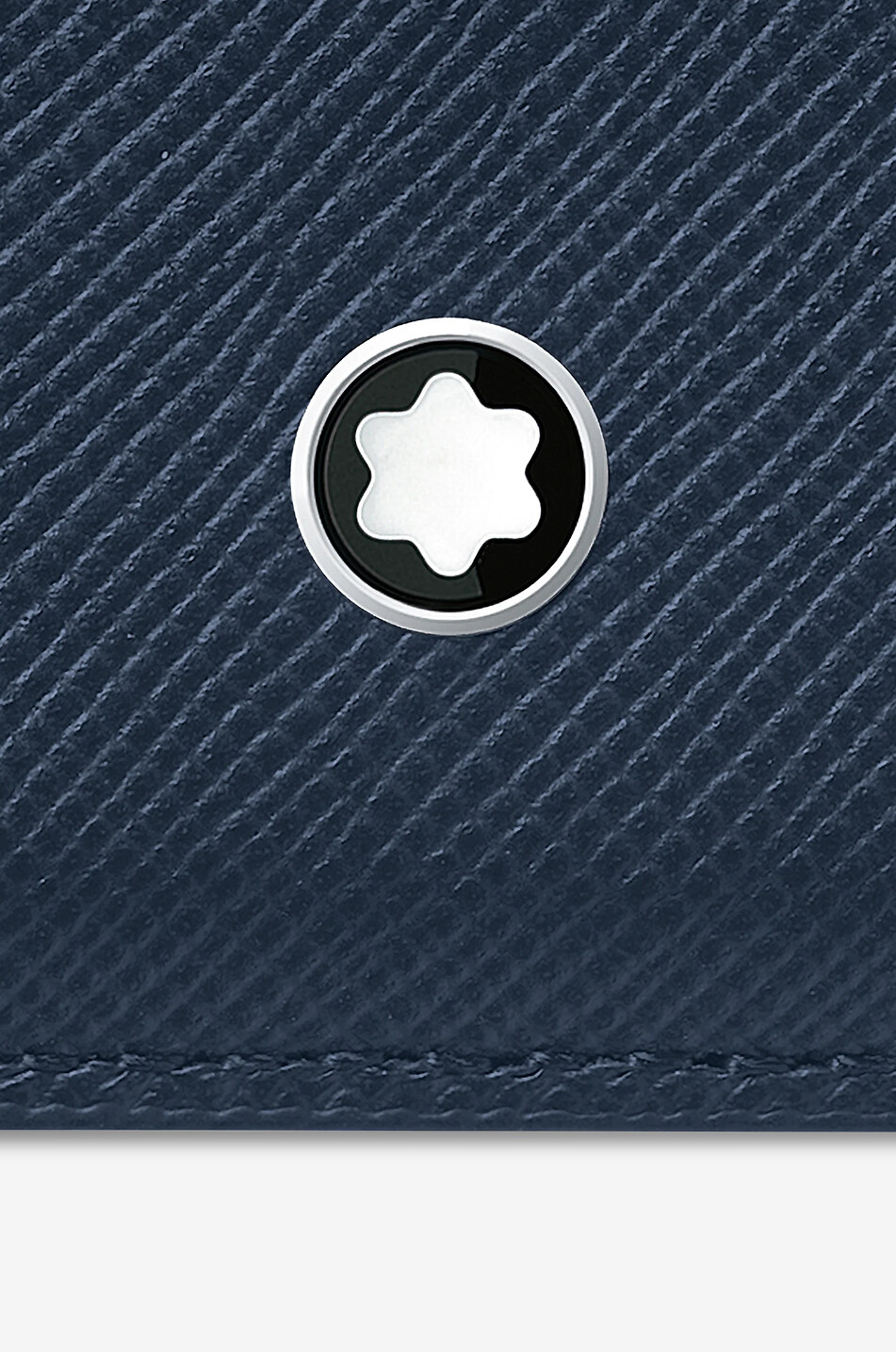 MONTBLANC Porte-cartes en cuir saffiano pour iPhone Sartorial 2CC Homme BLEU 4