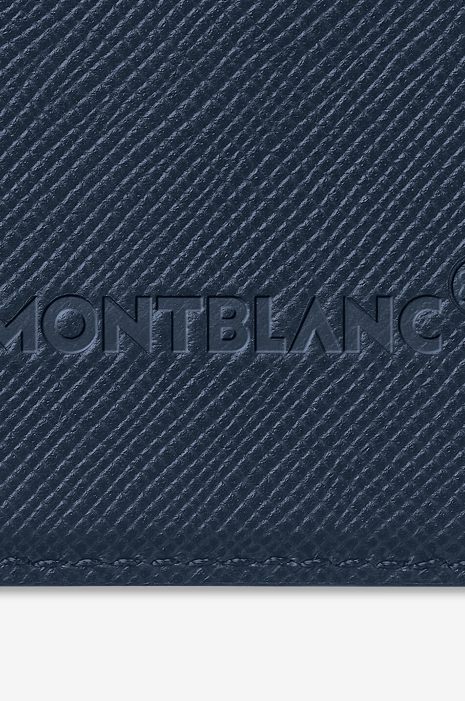MONTBLANC Porte-cartes en cuir saffiano pour iPhone Sartorial 2CC Homme BLEU 5