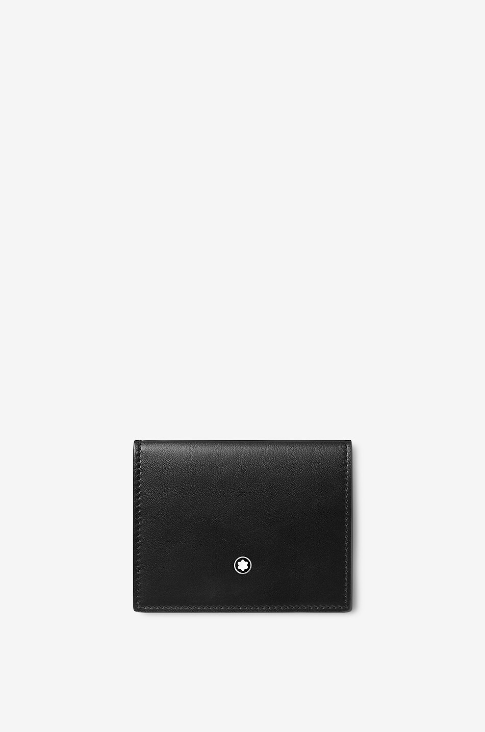 Soft Trio 4cc Black smooth leather card case