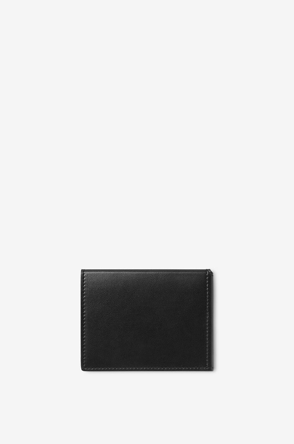 MONTBLANC Soft Trio 4cc Black smooth leather card case Men BLACK 4