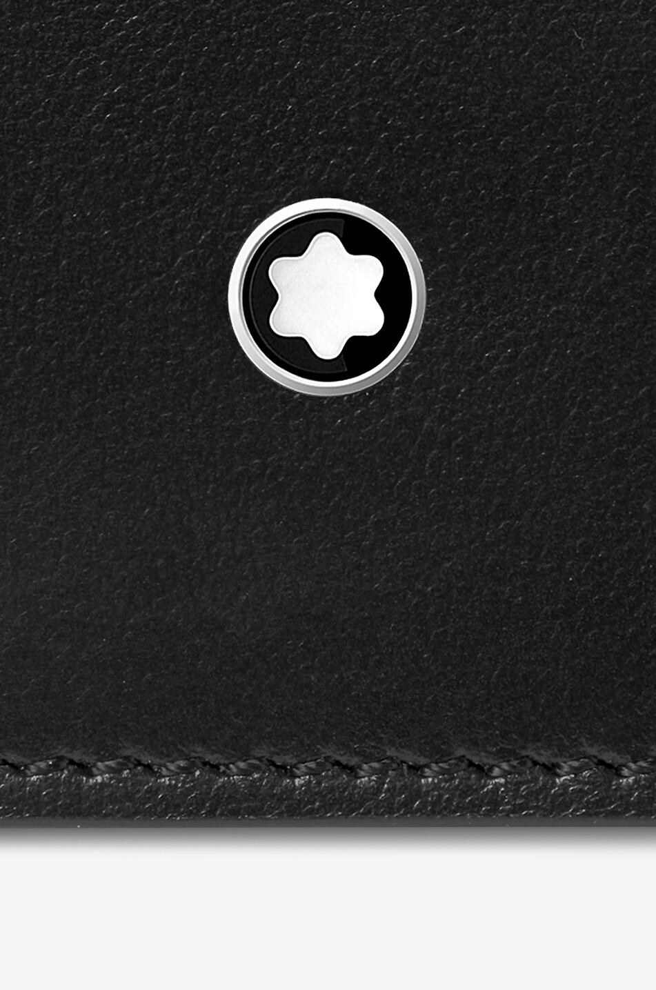 MONTBLANC Soft Trio 4cc Black smooth leather card case Men BLACK 5
