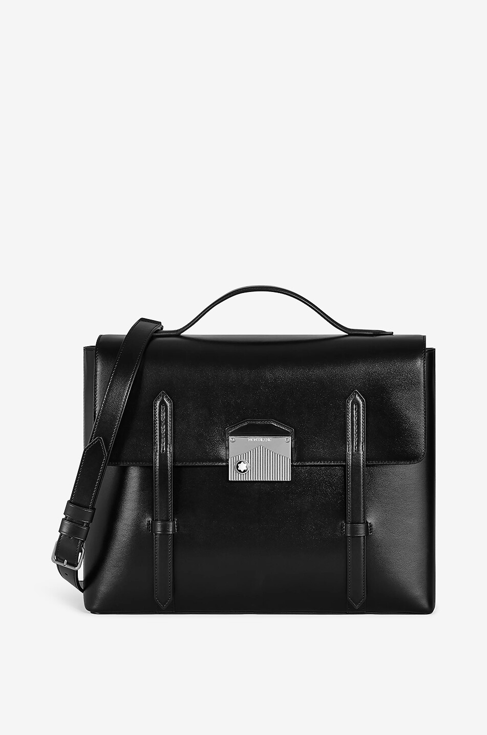 Meisterstück Black smooth leather briefcase