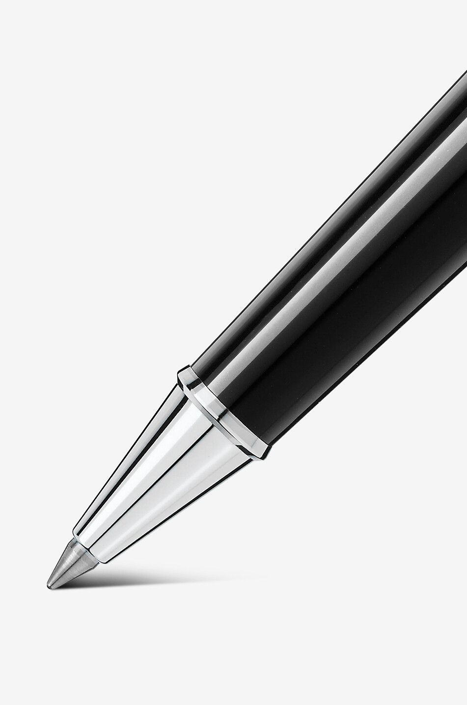 MONTBLANC Rollerball-Stift Meisterstück Classic Platinum Haus SCHWARZ 2