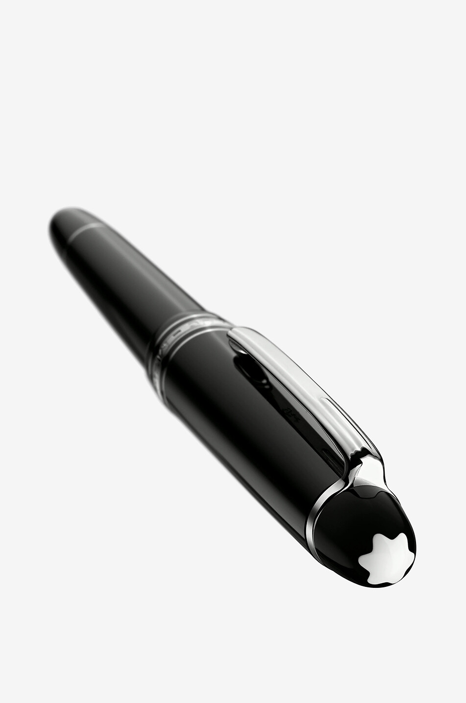 MONTBLANC Rollerball-Stift Meisterstück Classic Platinum Haus SCHWARZ 3