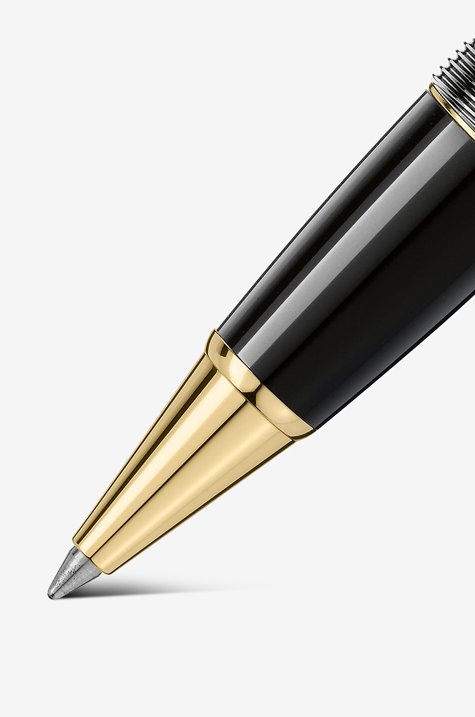 MONTBLANC Rollerball-Stift Meisterstück LeGrand Gold Haus SCHWARZ 2