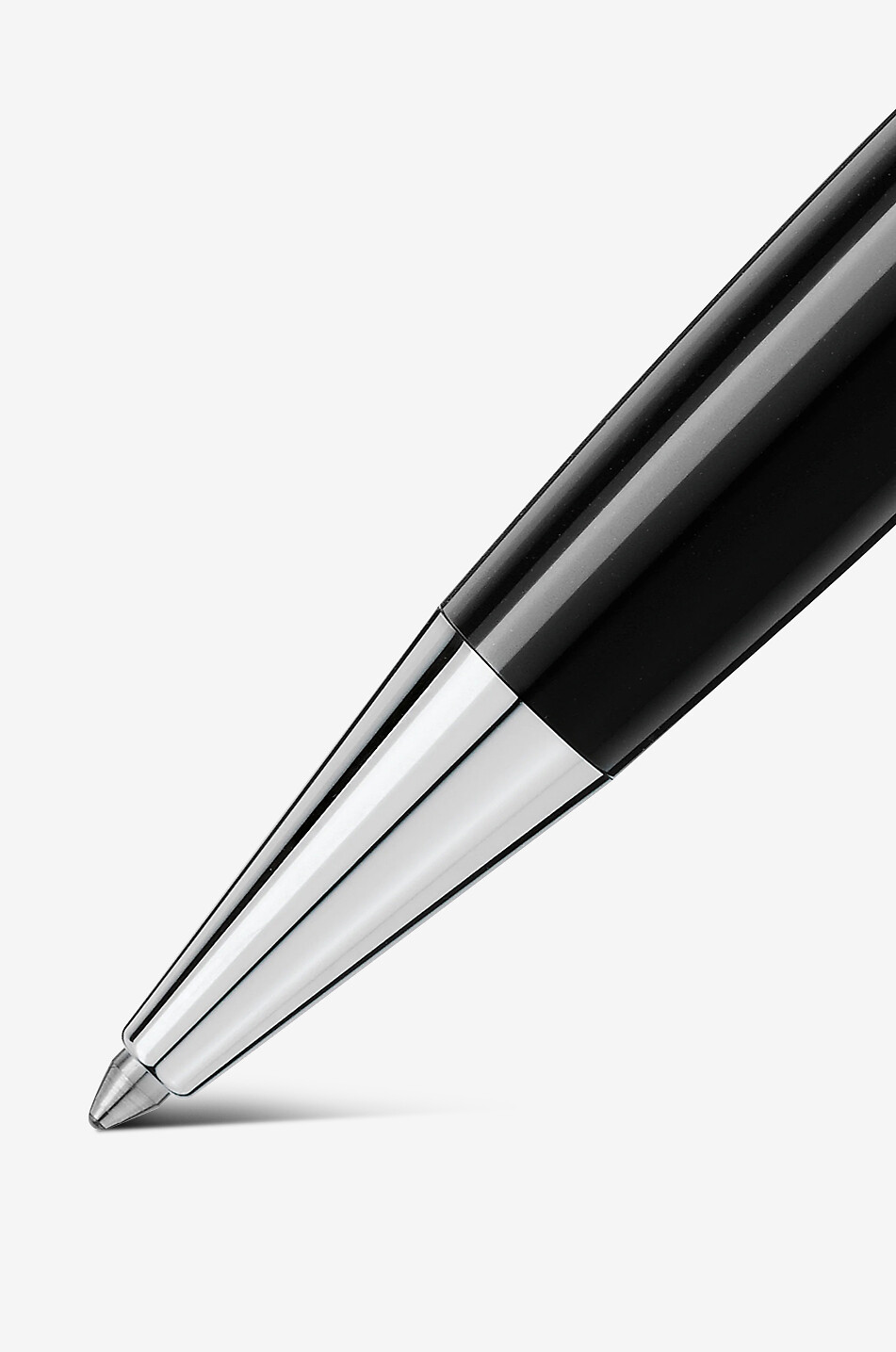 MONTBLANC Kugelschreiber Meisterstück Classic Platinum Haus SCHWARZ 2