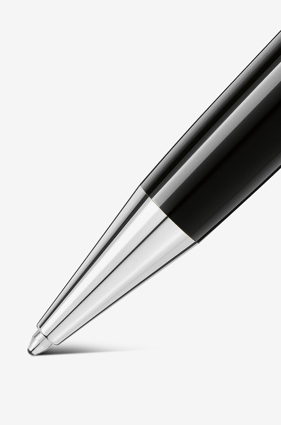 MONTBLANC Kugelschreiber Meisterstück Midsize Platinum Haus SCHWARZ 2