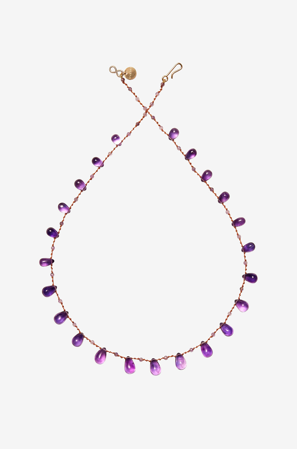 Niilo amethyste cord necklace