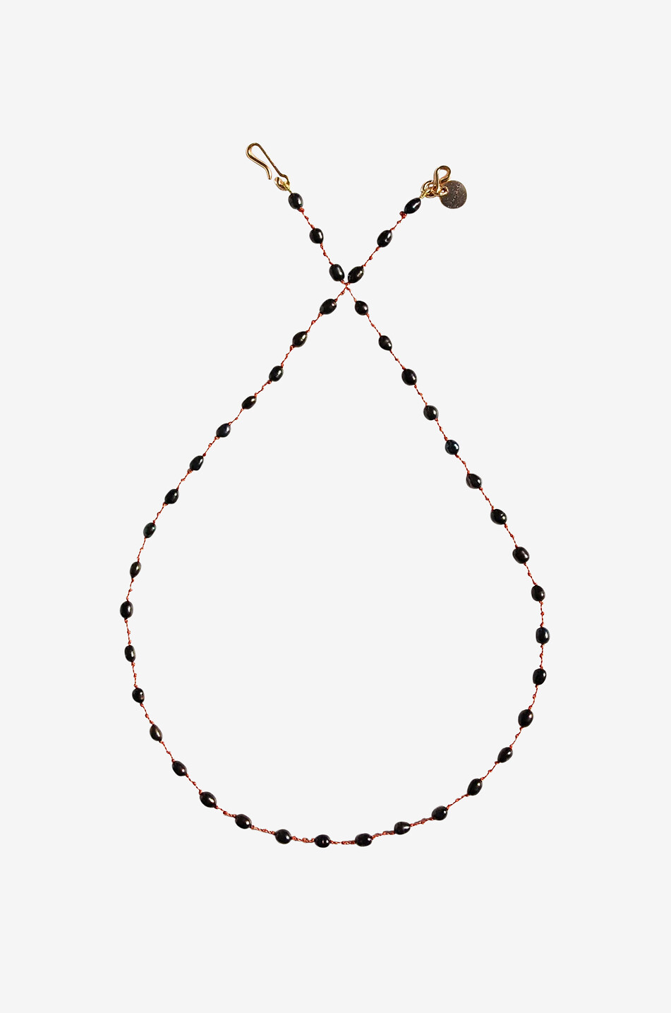 IVARENE Kordelhalskette mit Perlen Mini Bird Black Damen SCHWARZ 1