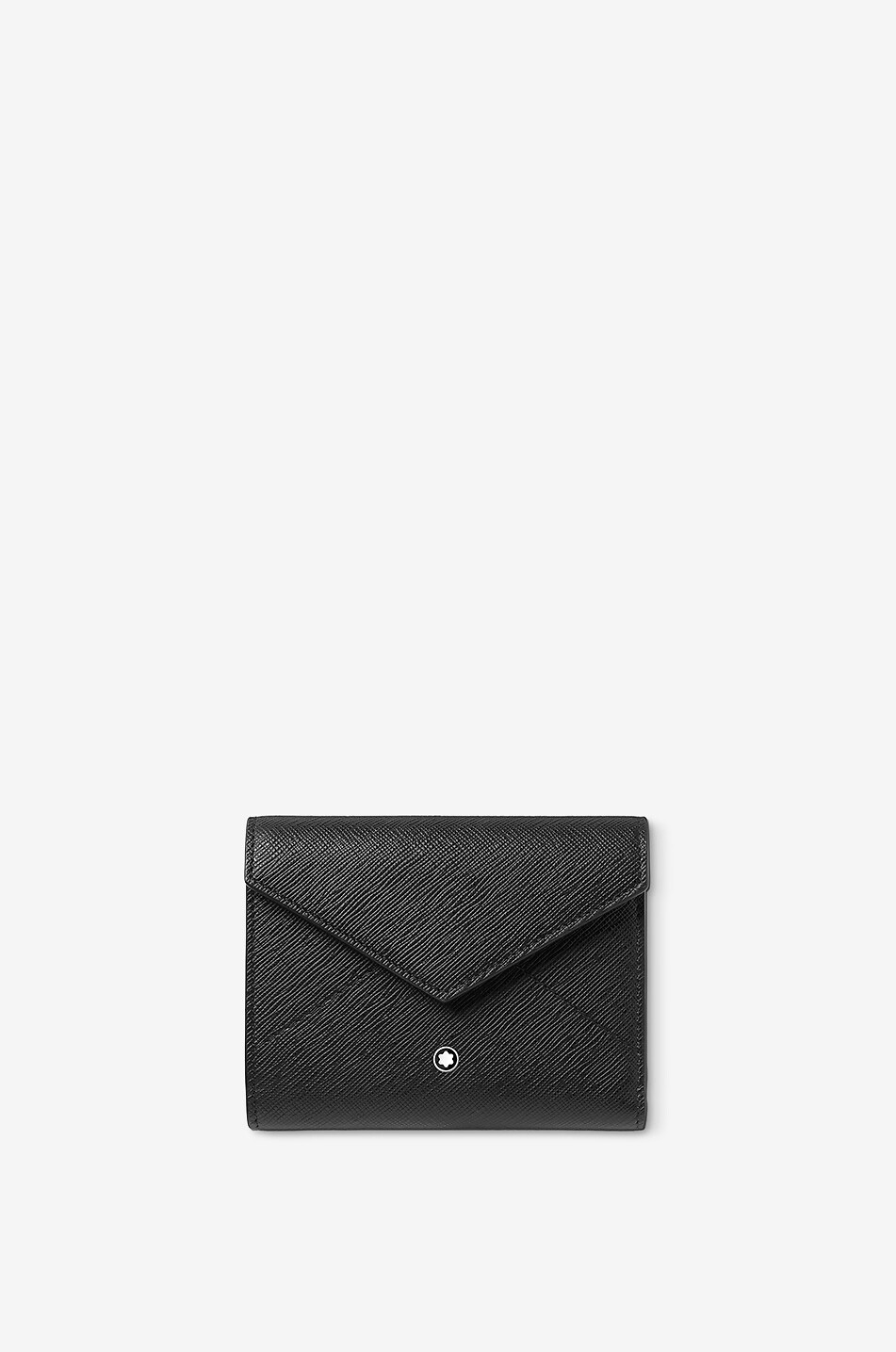 Portefeuille enveloppe en cuir saffiano Sartorial Trio 6cc