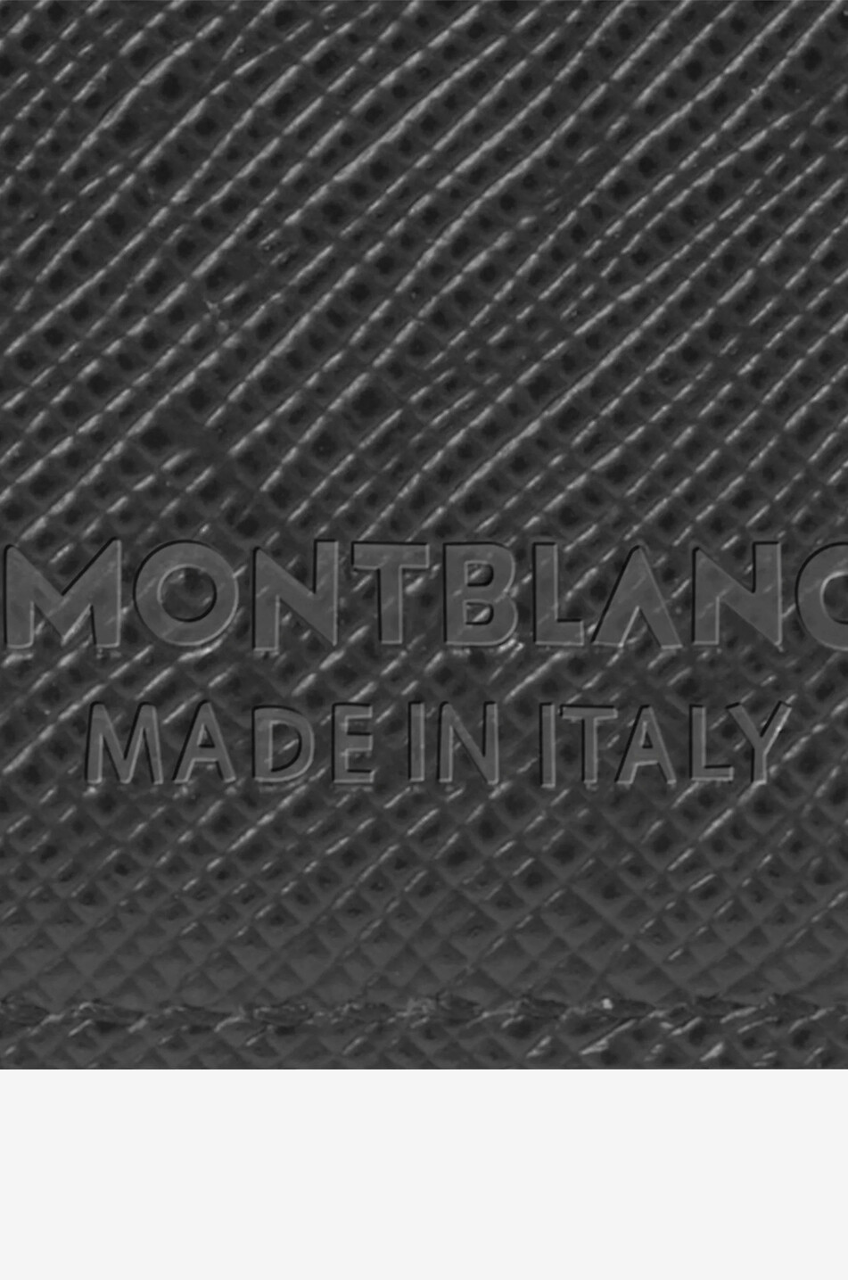Portefeuille enveloppe en cuir saffiano Sartorial Trio 6cc