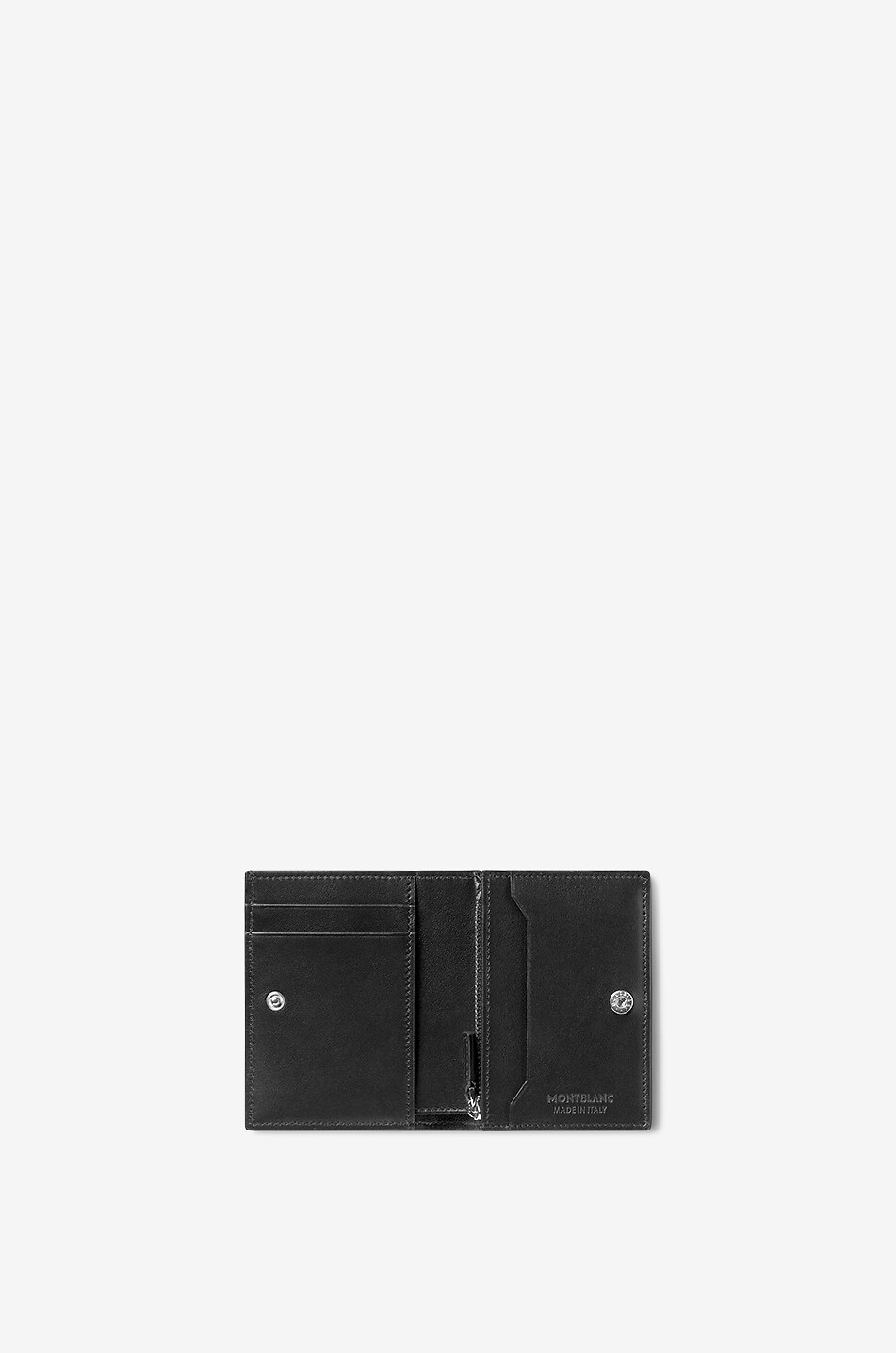 MONTBLANC Petit portefeuille en cuir Lisse Soft Nano 3cc Homme NOIR 2