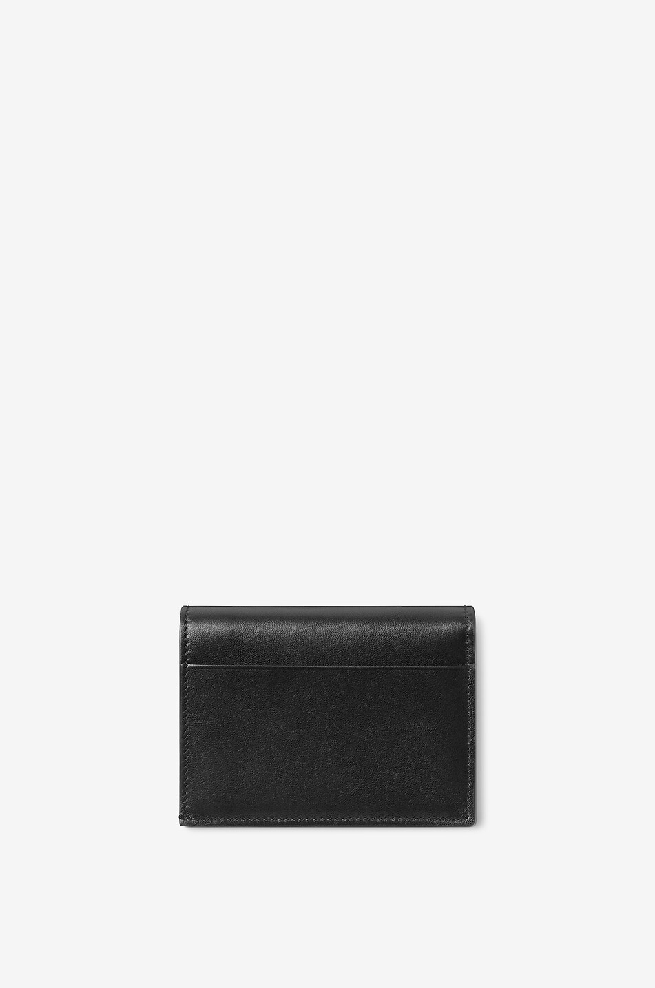 MONTBLANC Petit portefeuille en cuir Lisse Soft Nano 3cc Homme NOIR 3