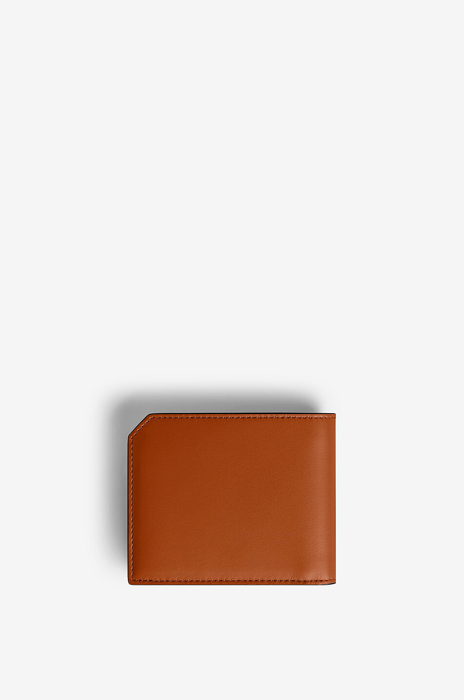 MONTBLANC Portefeuille en cuir lisse Soft 6cc Rust Homme ROUGE FONCÉ 4