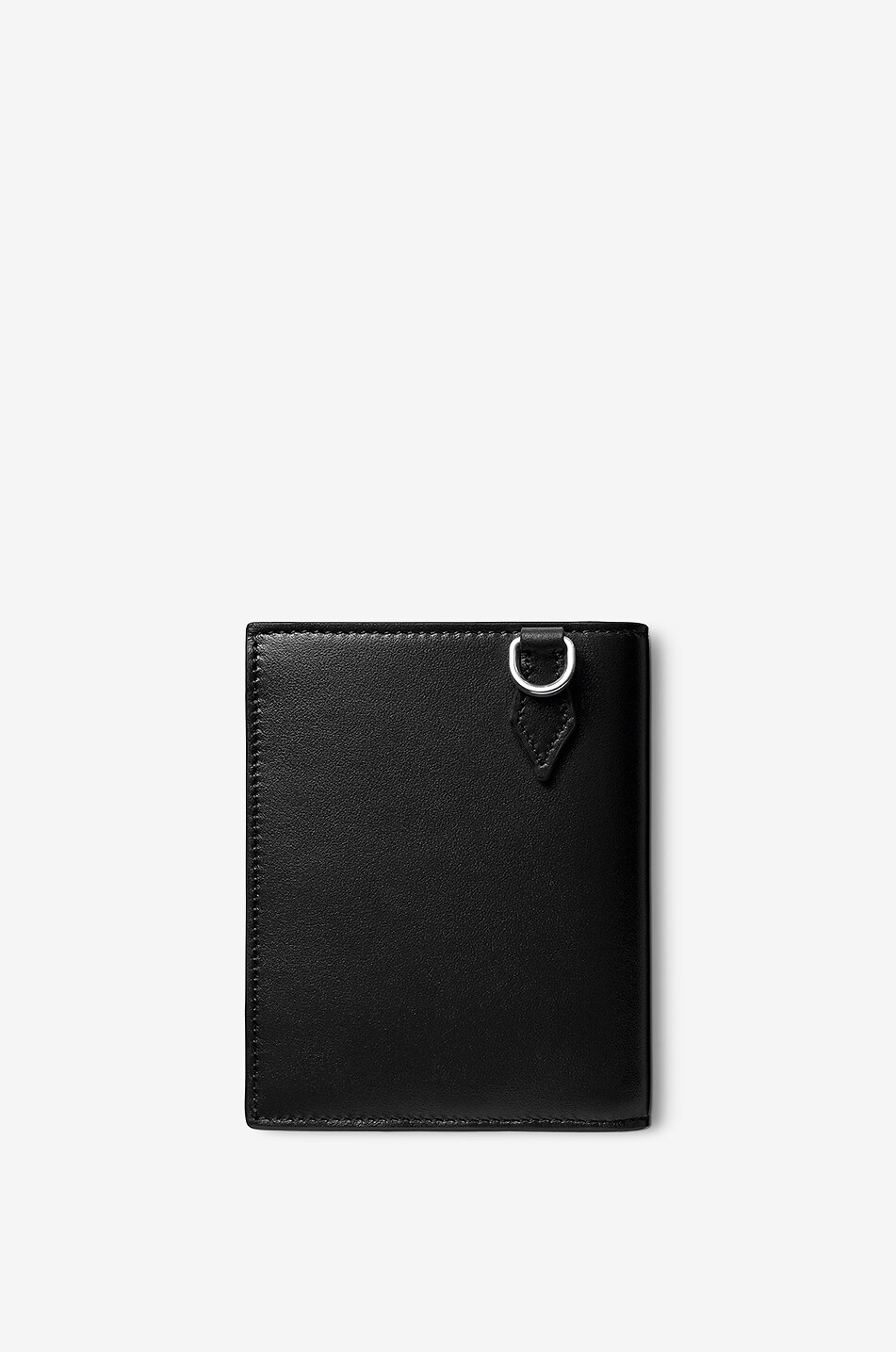 MONTBLANC Portefeuille compact en cuir lisse Meisterstück 6cc Black Homme NOIR 3