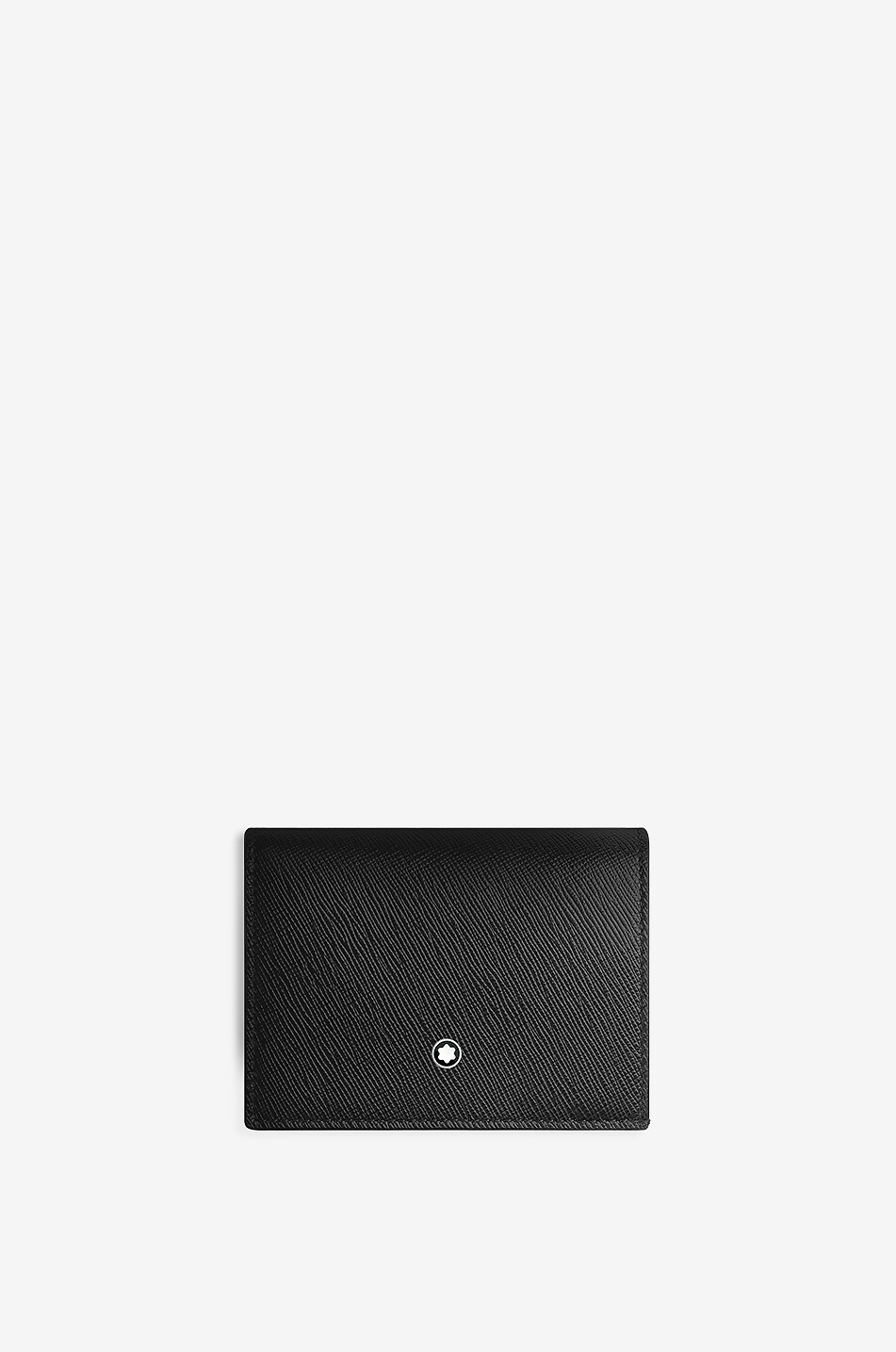 MONTBLANC Petit portefeuille en cuir saffiano Sartorial Nano 3cc Homme NOIR 1