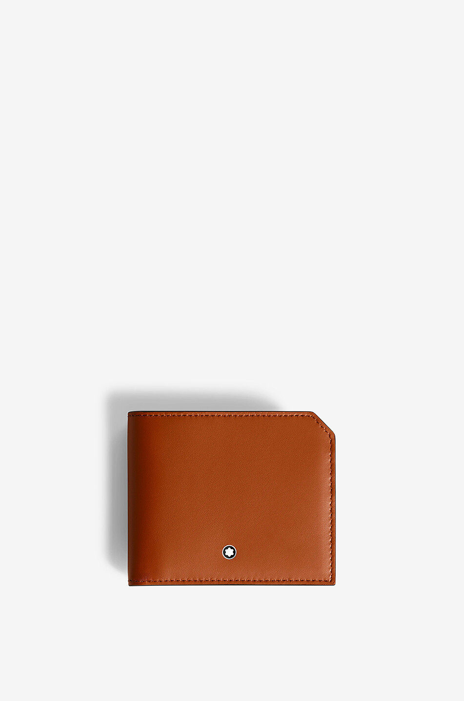 MONTBLANC Portefeuille en cuir lisse Soft 6cc Rust Homme ROUGE FONCÉ 1