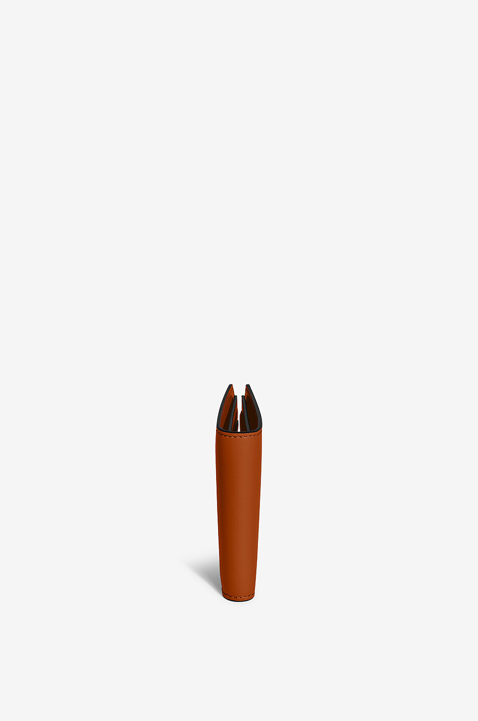 MONTBLANC Portefeuille en cuir lisse Soft 6cc Rust Homme ROUGE FONCÉ 5