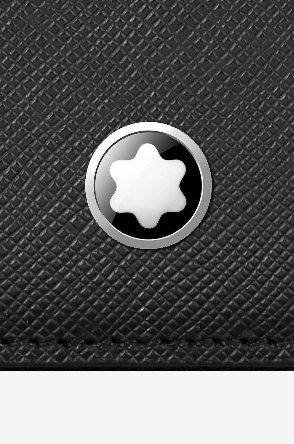 MONTBLANC Notizbuchhülle aus Saffianoleder Sartorial Herren SCHWARZ 6