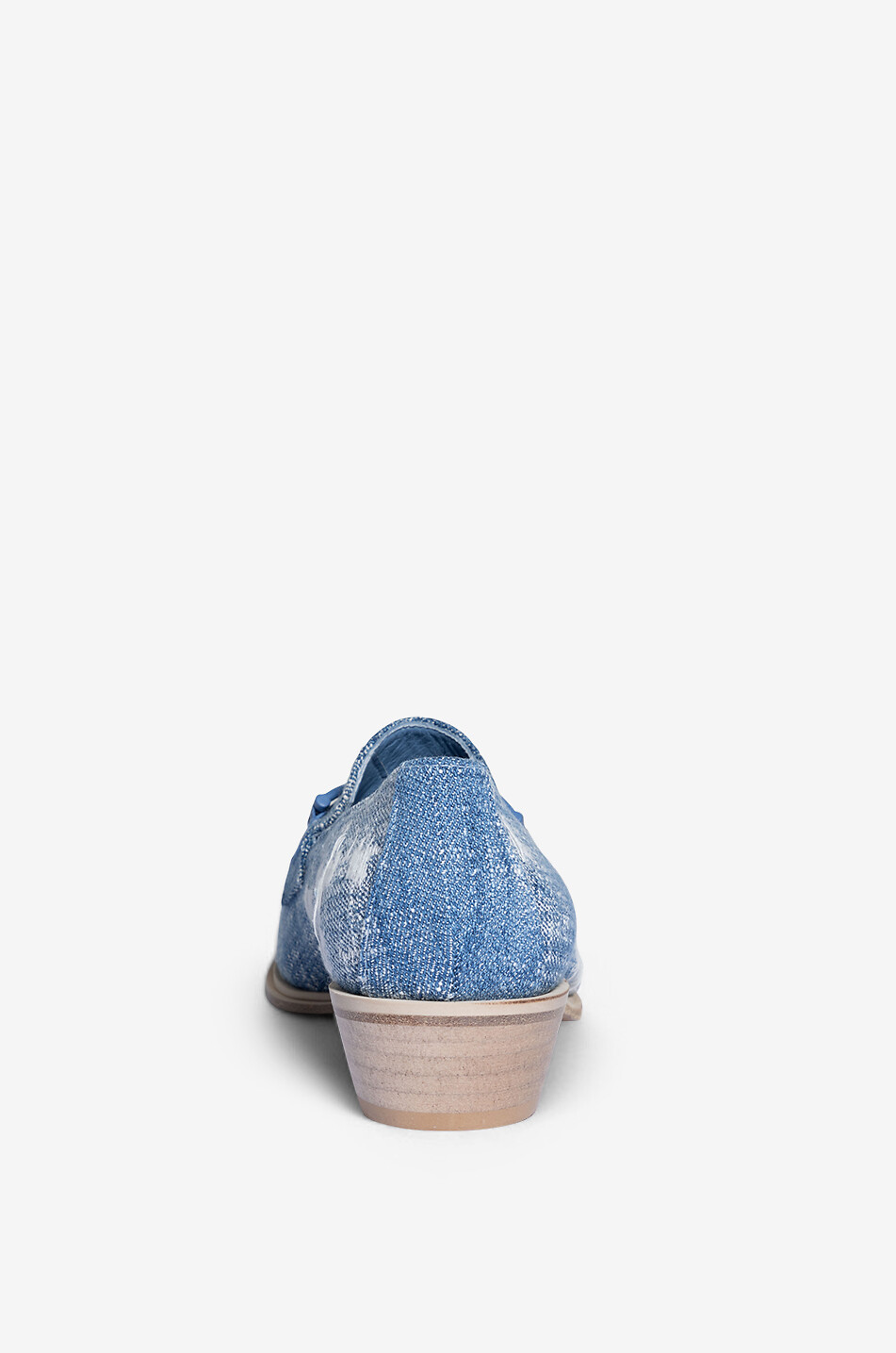 ROBERTO FESTA X BONGÉNIE Axel 35 velvet loafers Women MEDIUM BLUE 4