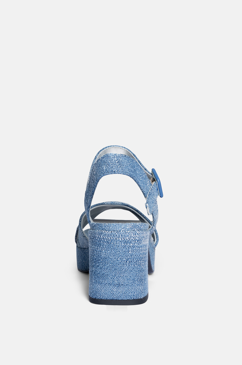 ROBERTO FESTA X BONGÉNIE Sandalen mit Blockabsatz Tella 70 Damen BLAU 4