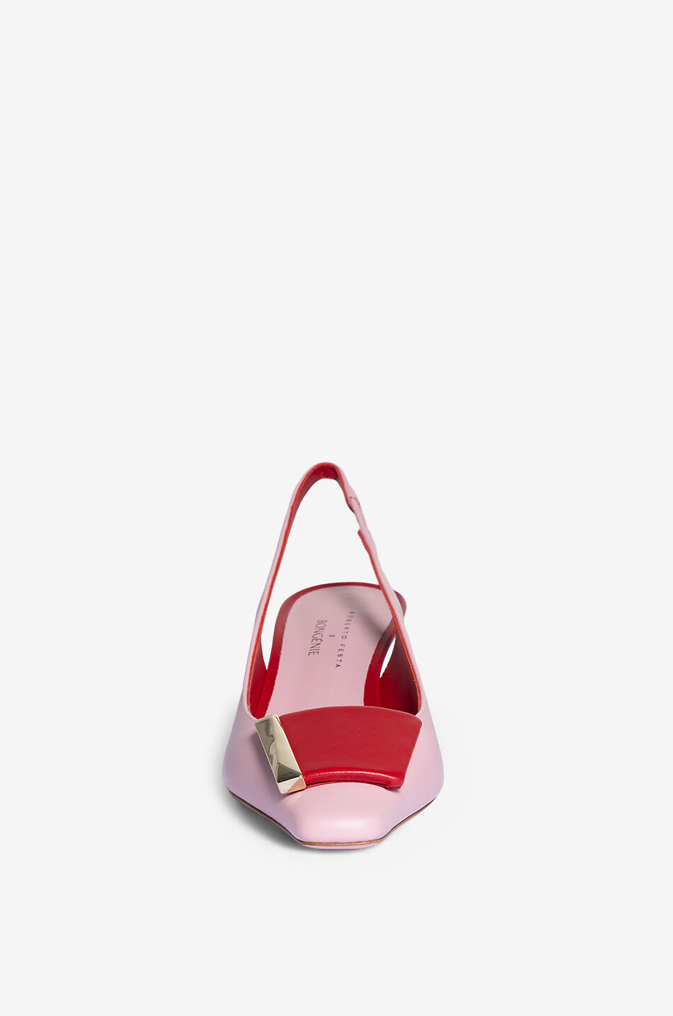 ROBERTO FESTA X BONGÉNIE Arienne 60 nappa leather slingback pumps Women LIGHT PINK 2