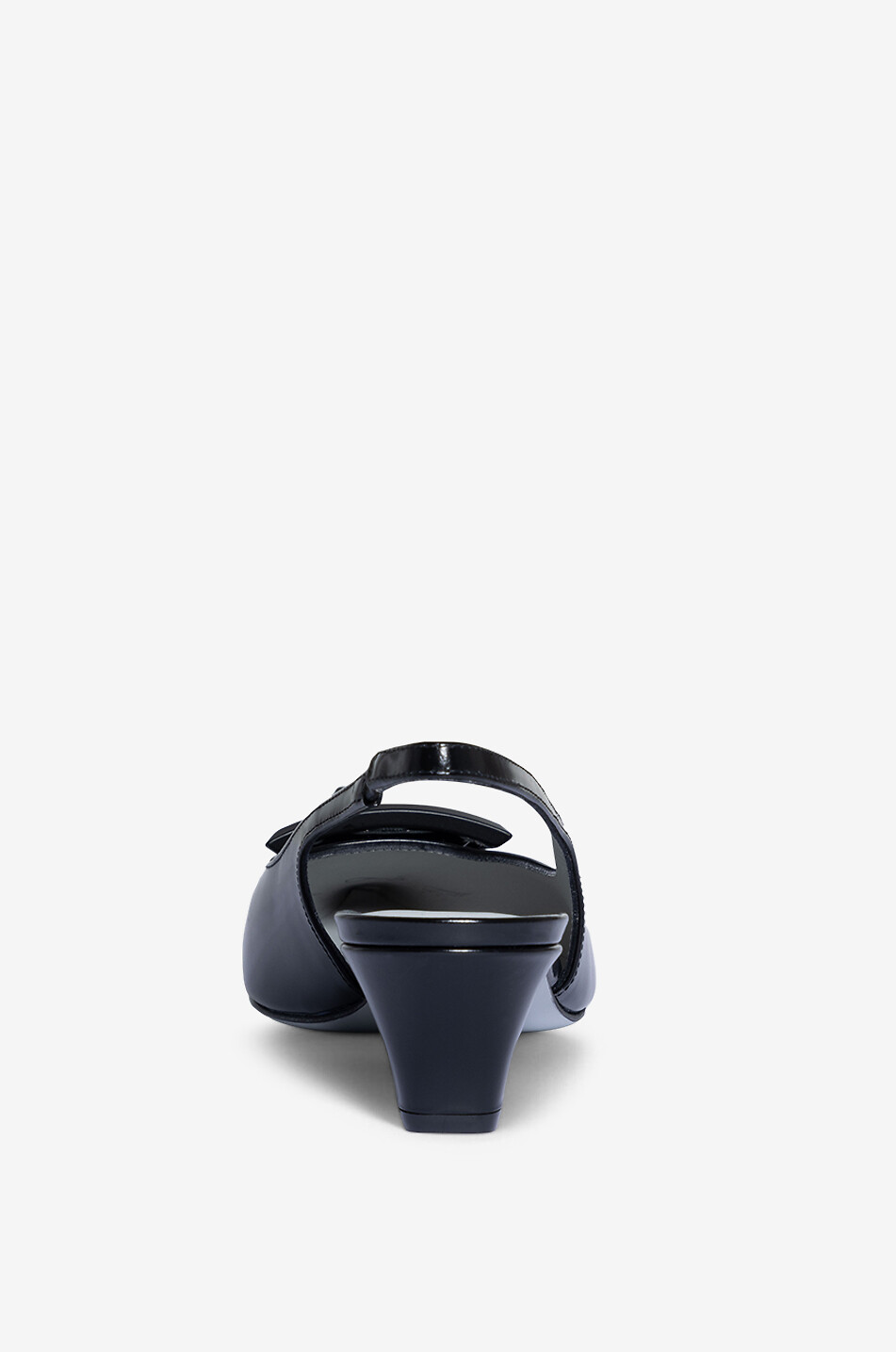 ROBERTO FESTA X BONGÉNIE Pumps mit hinterem Riemchen aus Leder Dorien Damen SCHWARZ 4