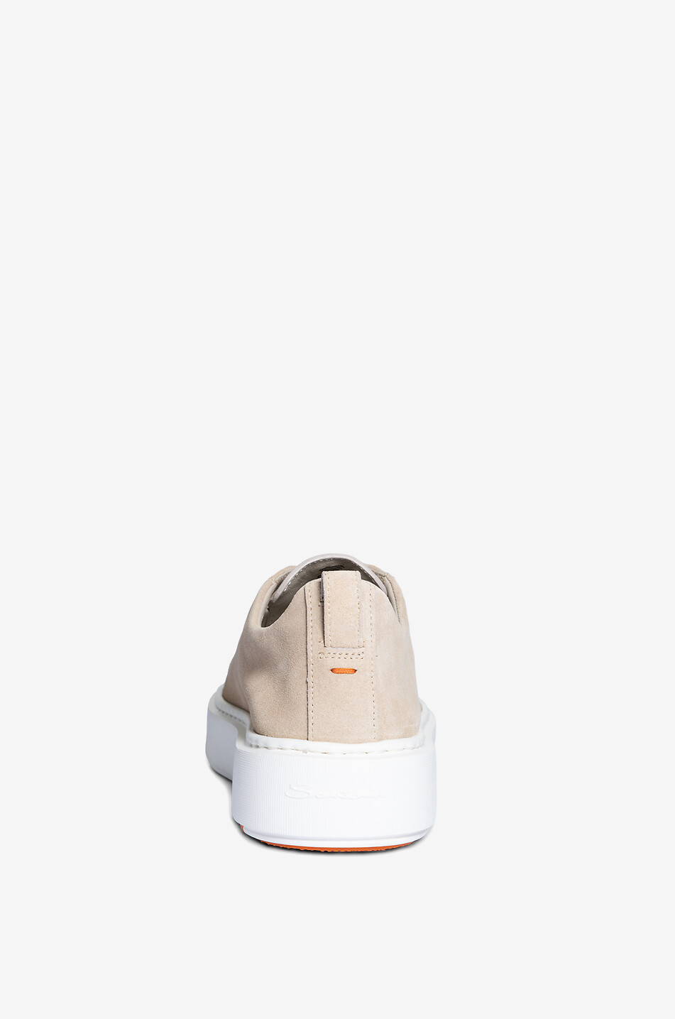 SANTONI Niedrige Slip-On-Sneakers aus Wildleder Damen BEIGE 4