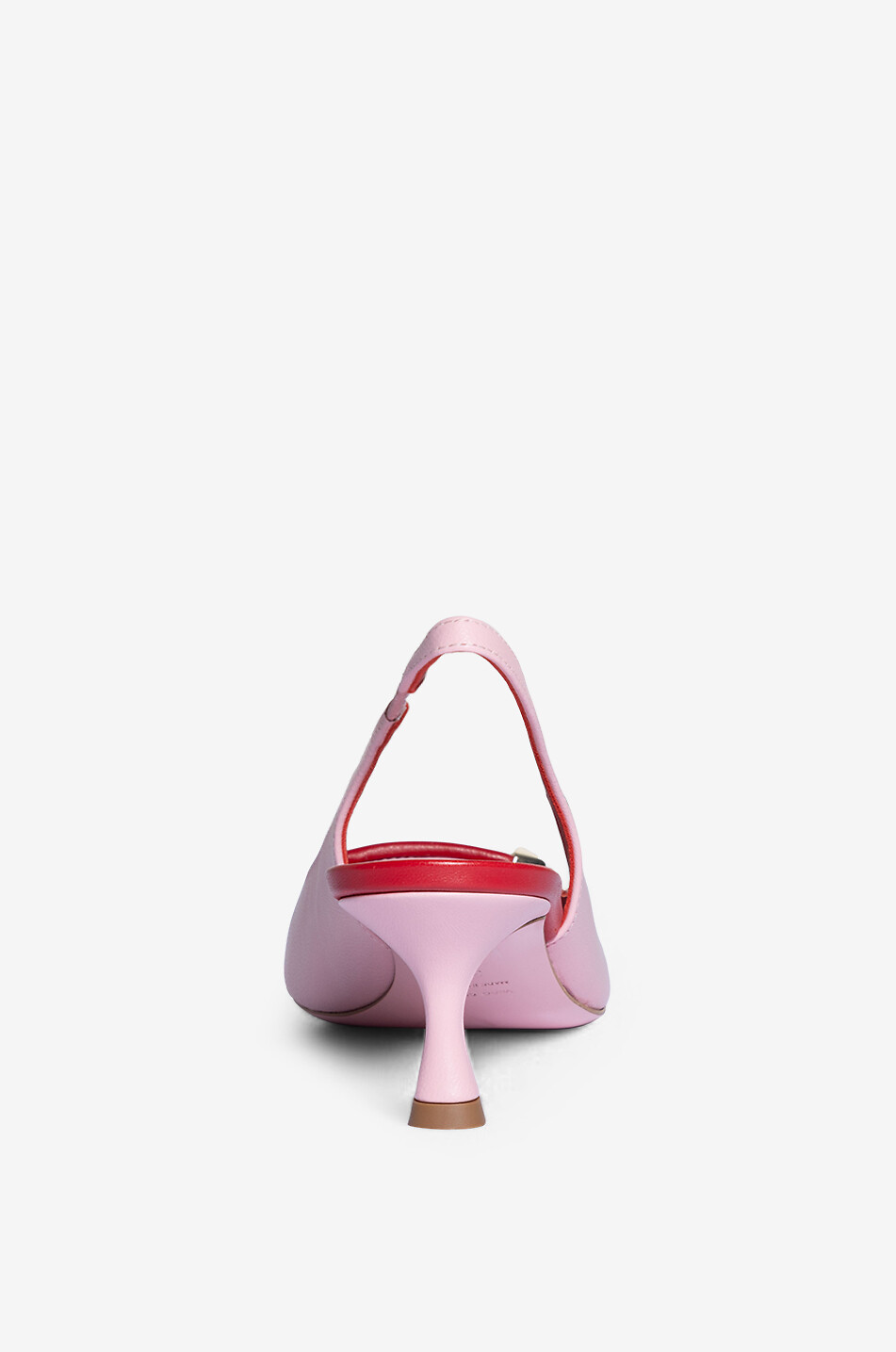 ROBERTO FESTA X BONGÉNIE Arienne 60 nappa leather slingback pumps Women LIGHT PINK 3