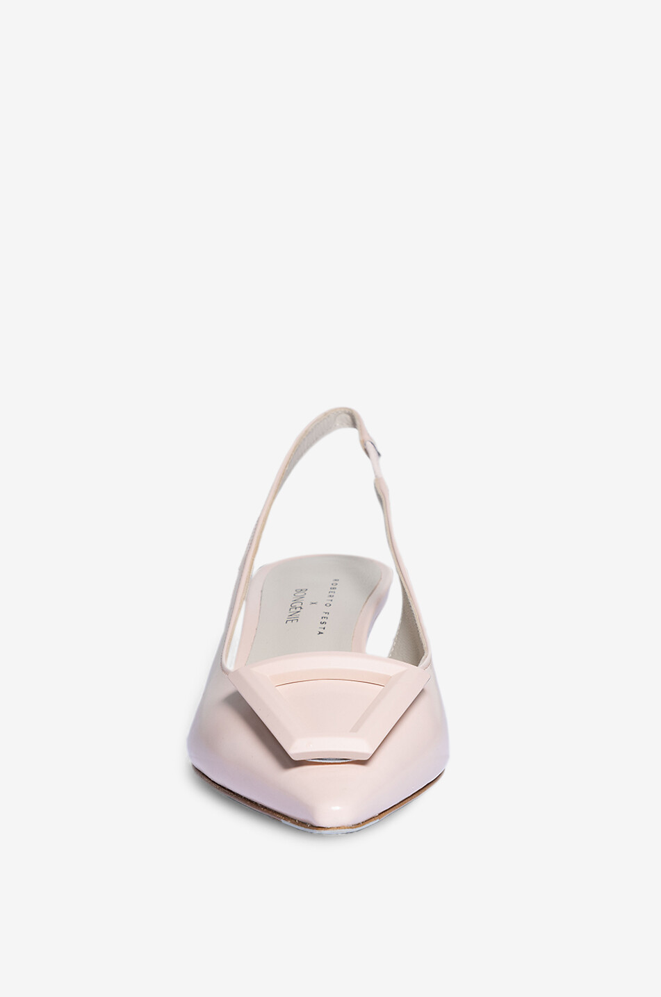 ROBERTO FESTA X BONGÉNIE Pumps mit hinterem Riemchen aus Leder Dorien Damen HELLROSA 2