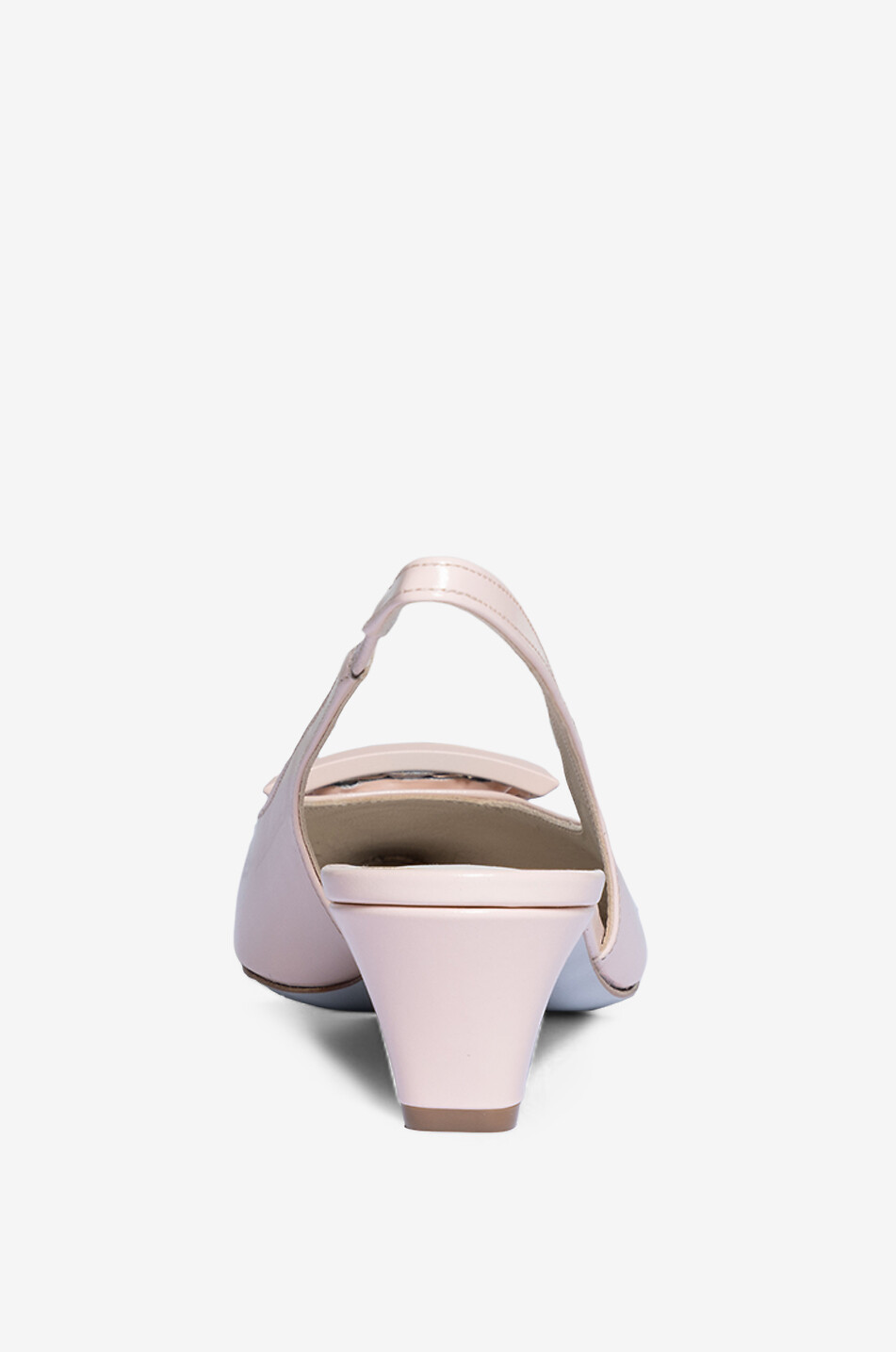 ROBERTO FESTA X BONGÉNIE Pumps mit hinterem Riemchen aus Leder Dorien Damen HELLROSA 3