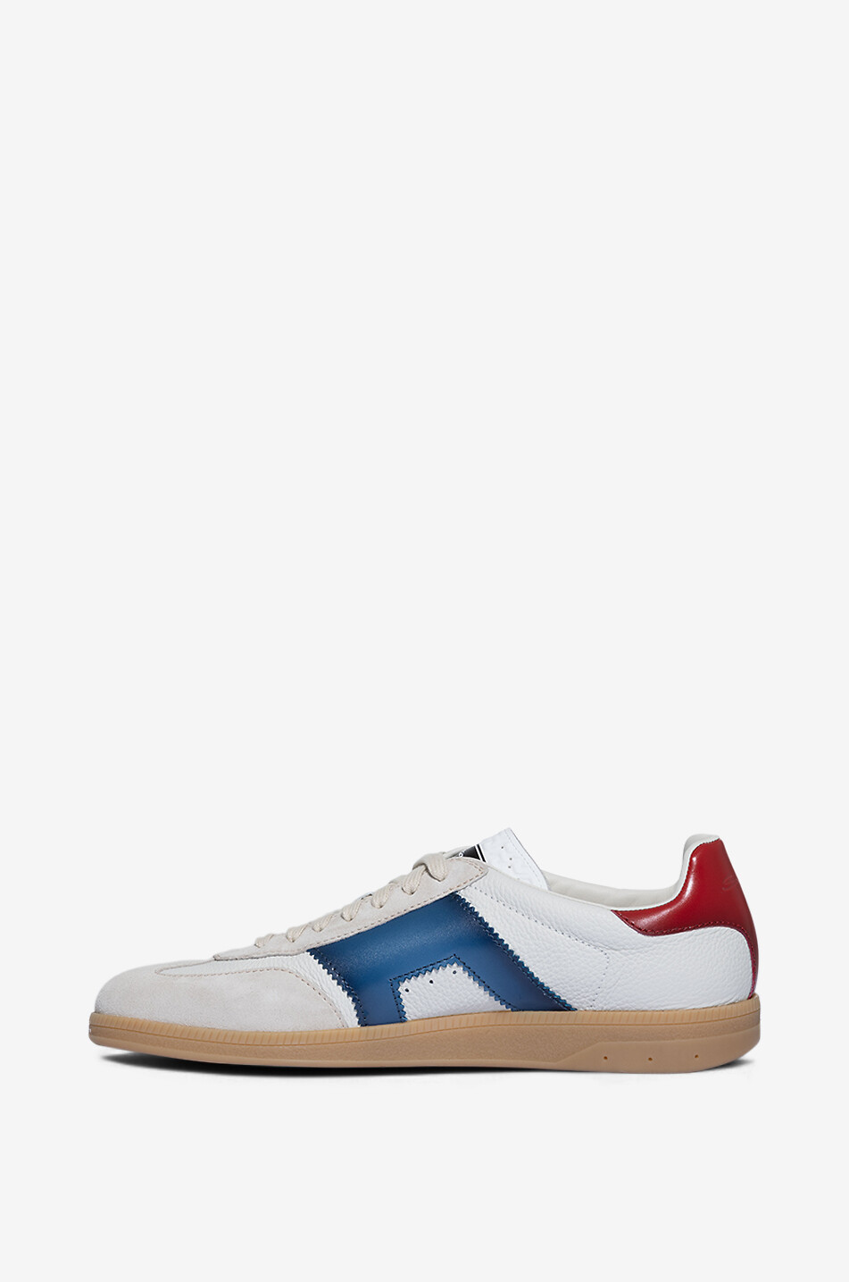 SANTONI DBS Oly leather low-top sneakers Men DARK BLUE 3