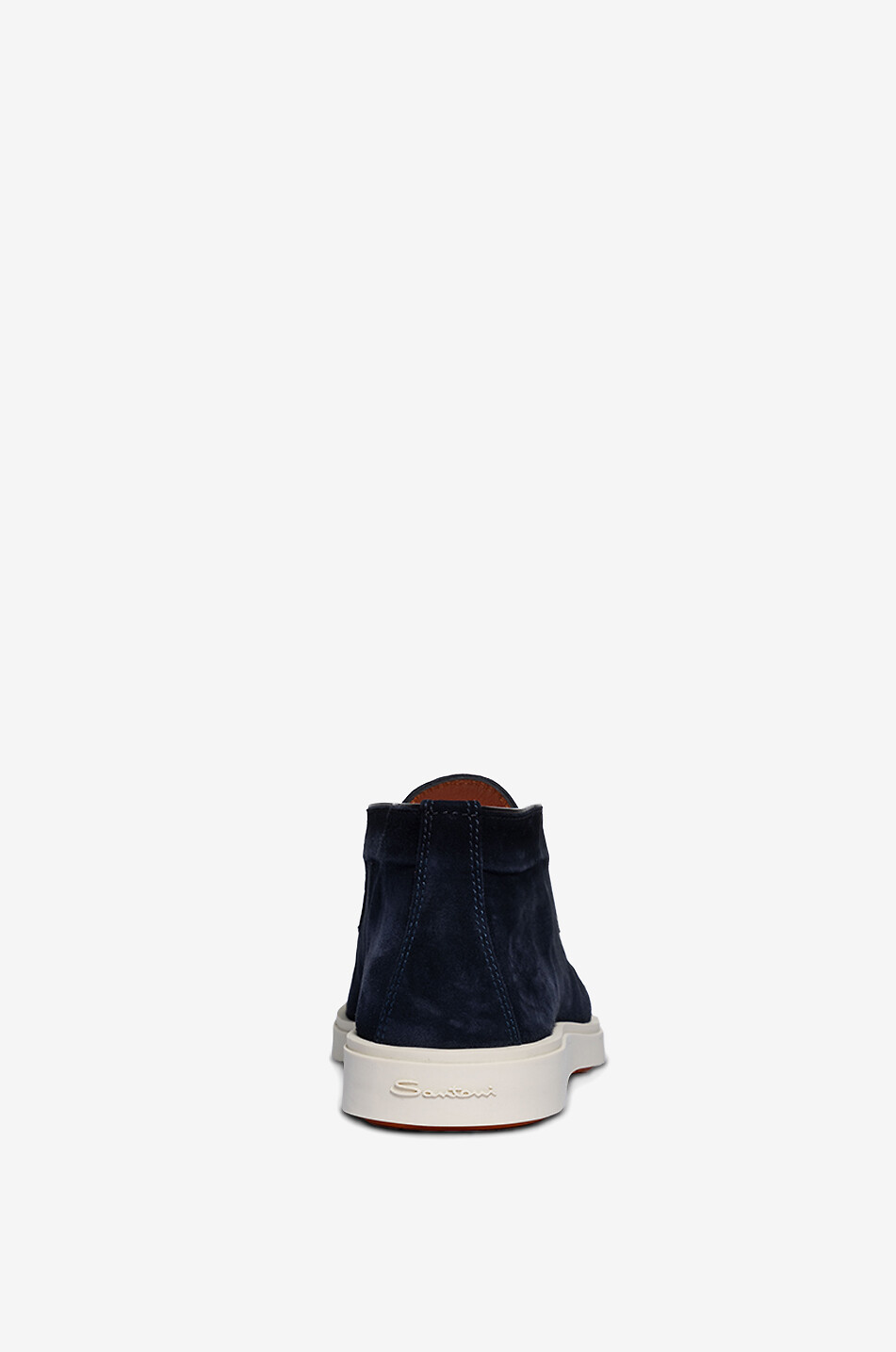 SANTONI Stiefeletten aus Wildleder Desert Boot Herren DUNKELBLAU 4