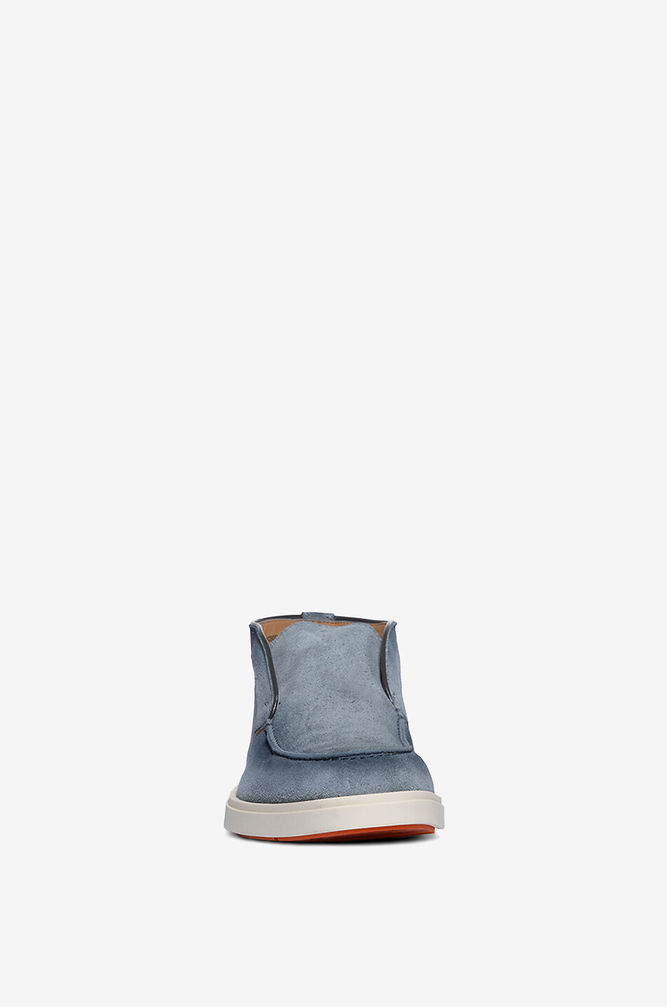 SANTONI Stiefeletten aus Wildleder Desert Boot Herren HELLBLAU 2